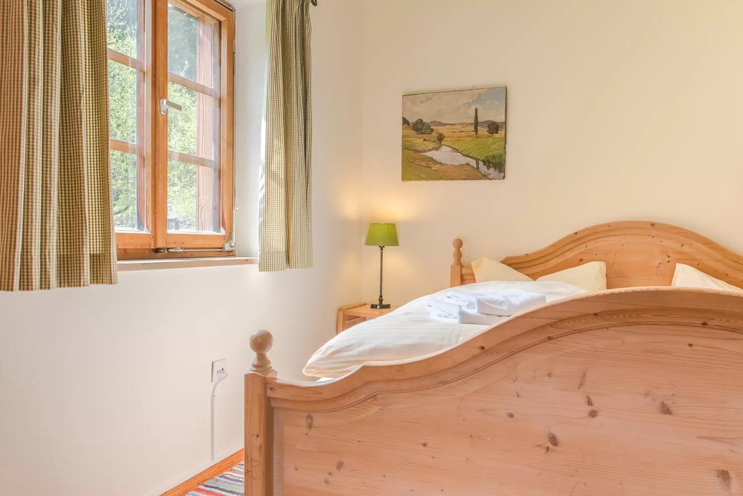 Decorative detail, Bed in Berggasthof Butzn Wirt