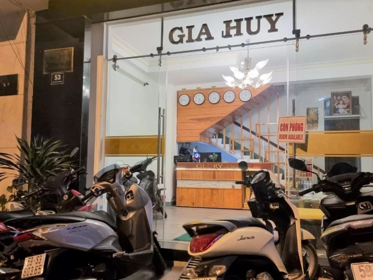 Lobby or reception in Glory Gia Huy Hotel