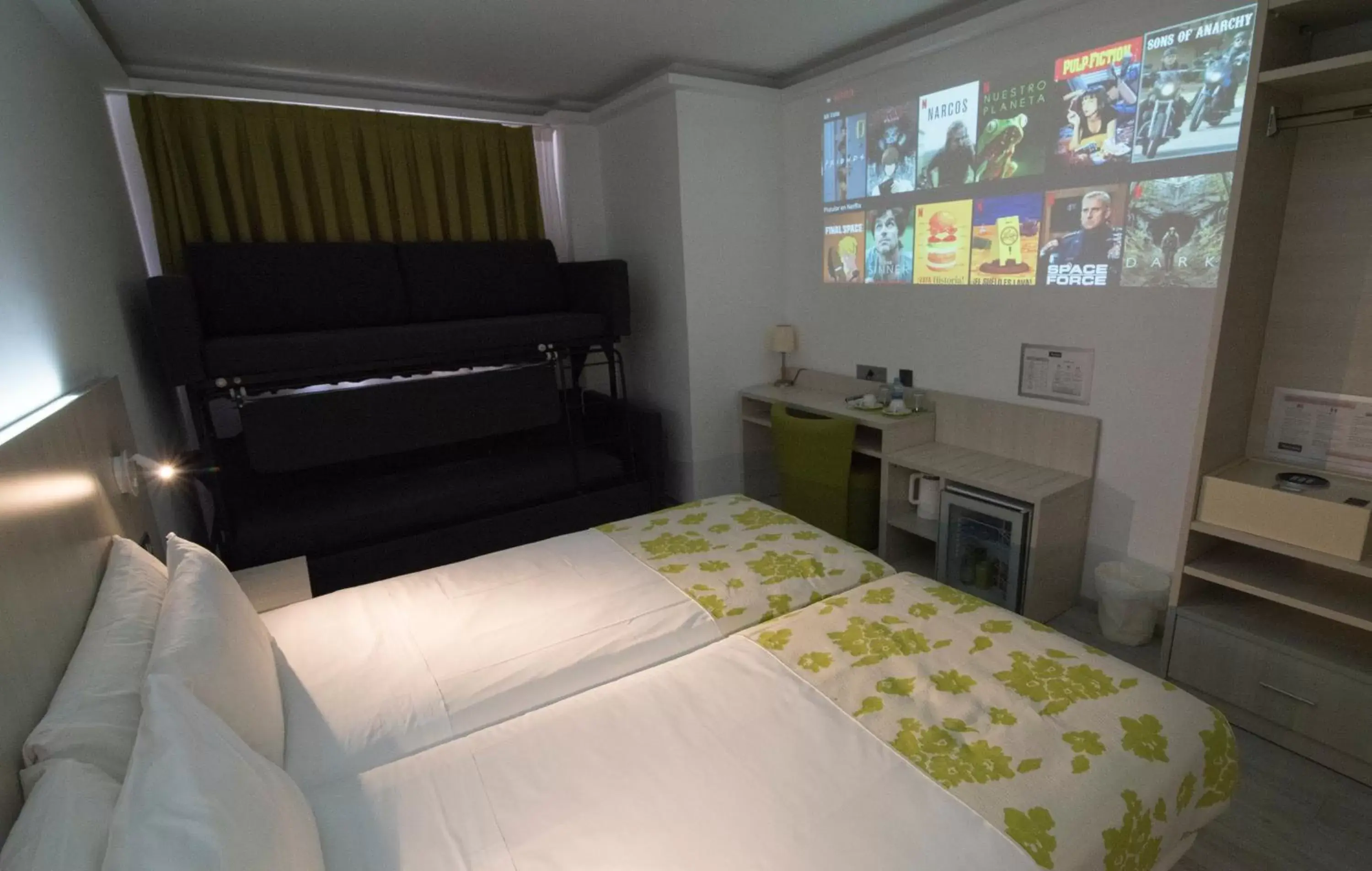 Bed in Hotel Rambla Alicante Contactless