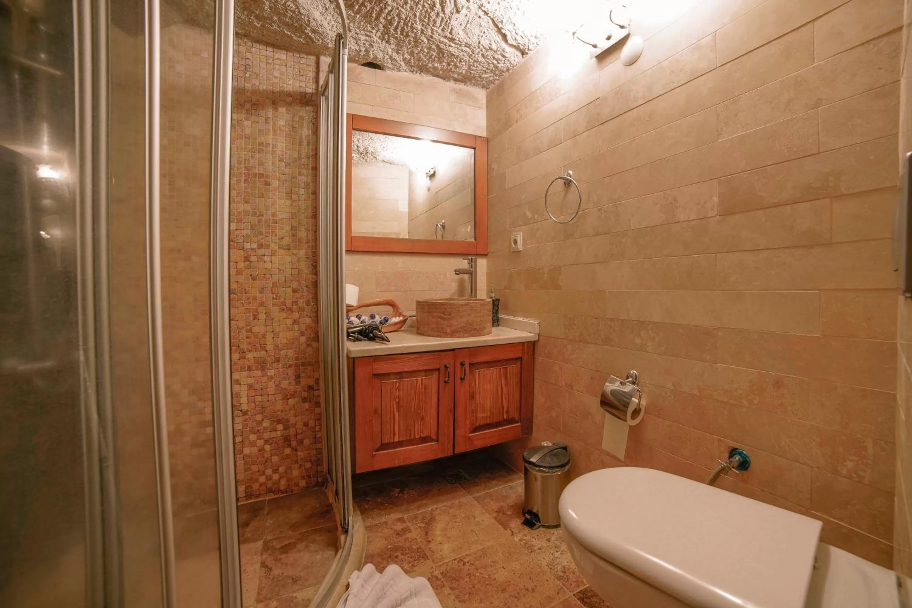 Bathroom in Local Cave House