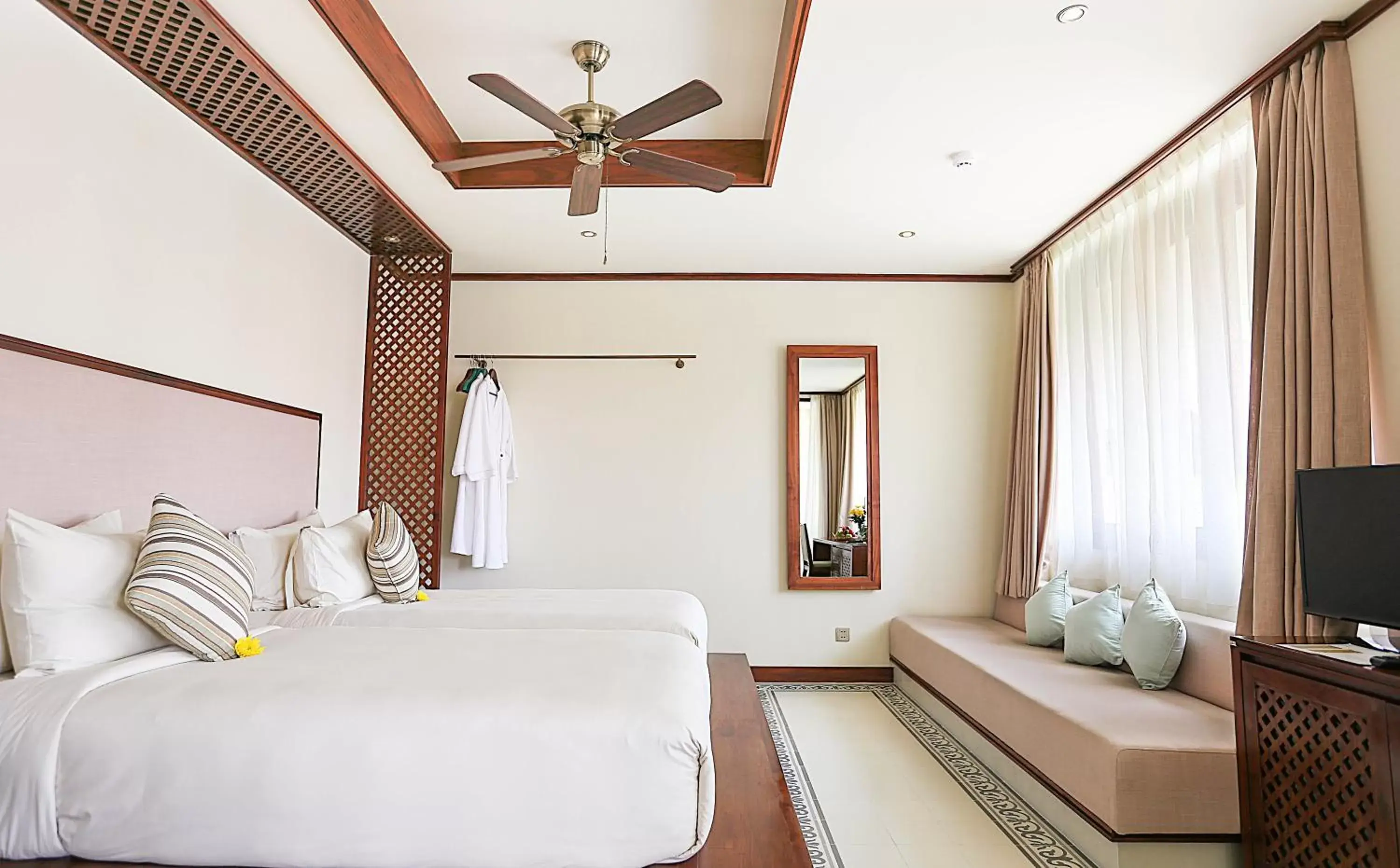 Bed in Almanity Hoi An Resort & Spa