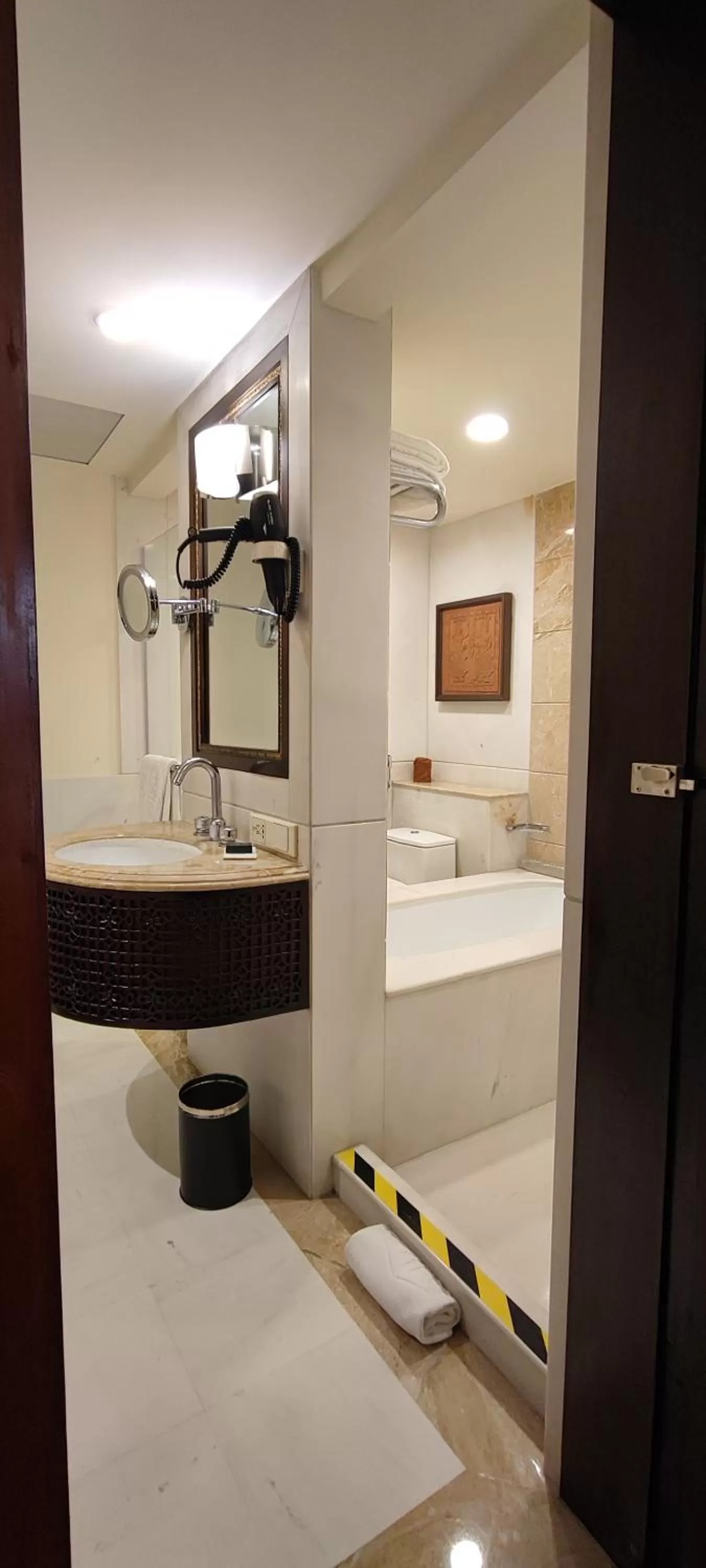 Bathroom in Taj Bengal
