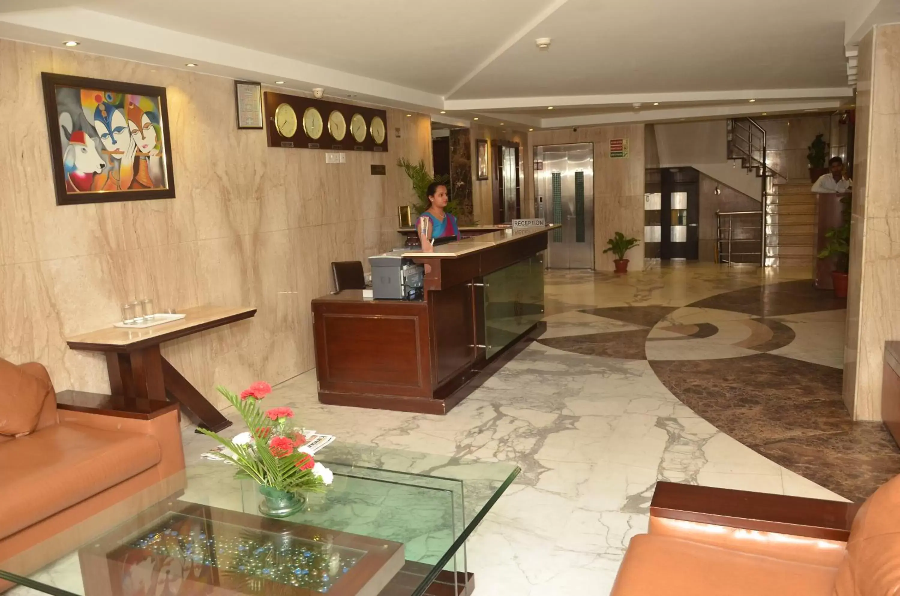 Staff, Lobby/Reception in Airport Hotel Grand, New Delhi