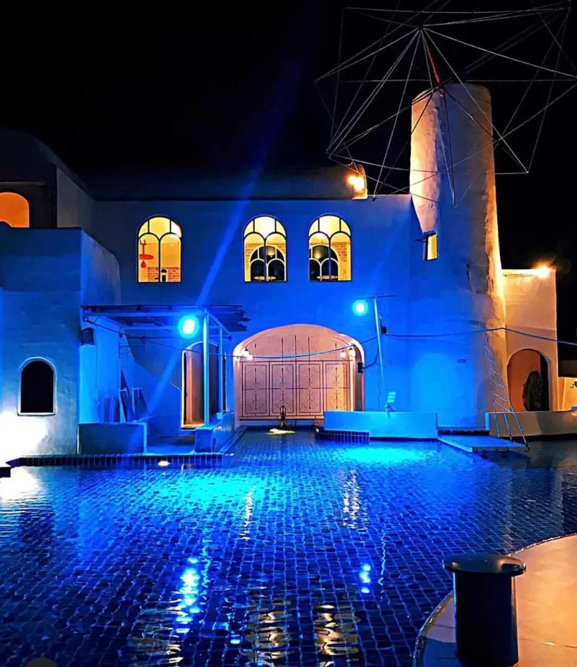 Night, Swimming Pool in The Oia Pai Resort