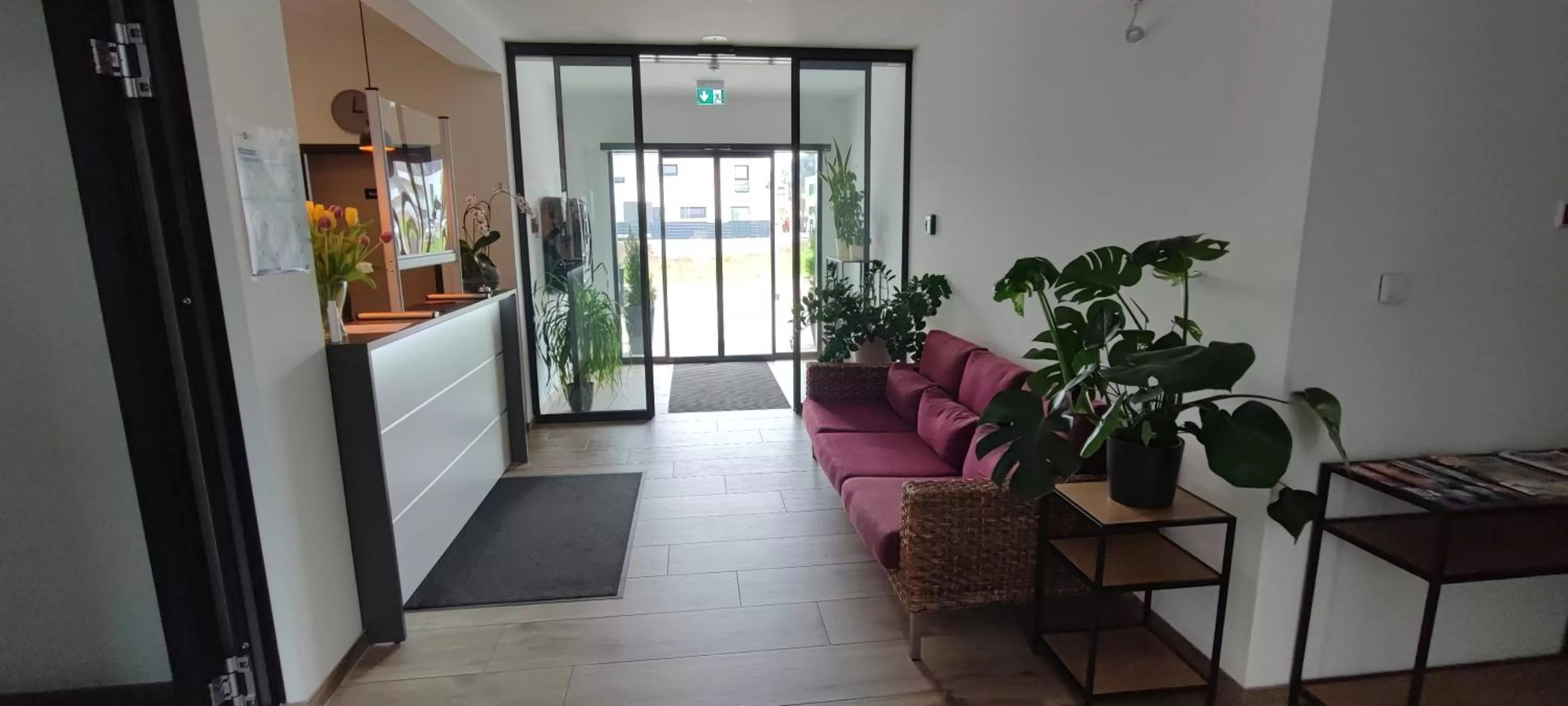 Lobby or reception in Hotel Nachtquartier