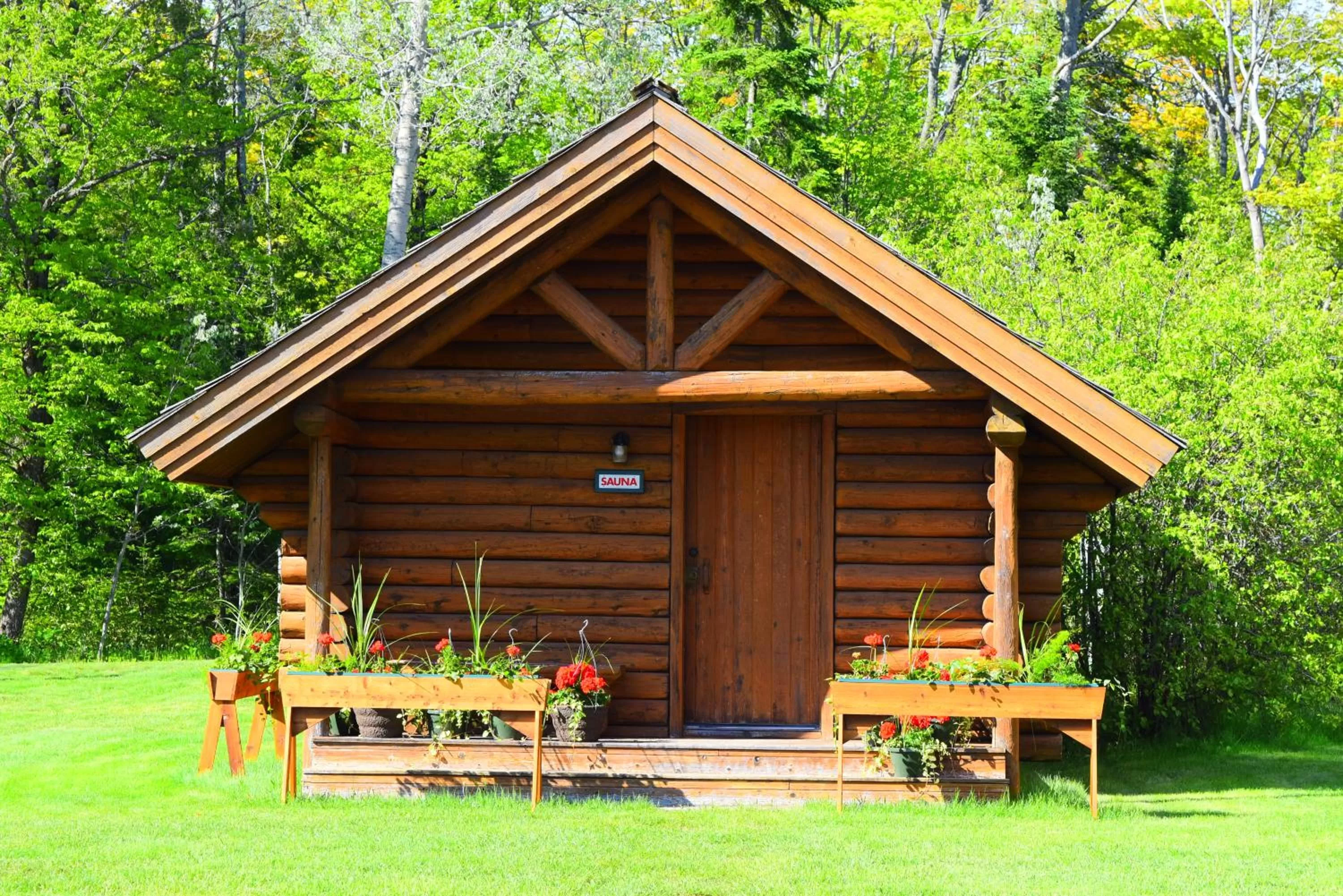 Sauna in Drummond Island Resort