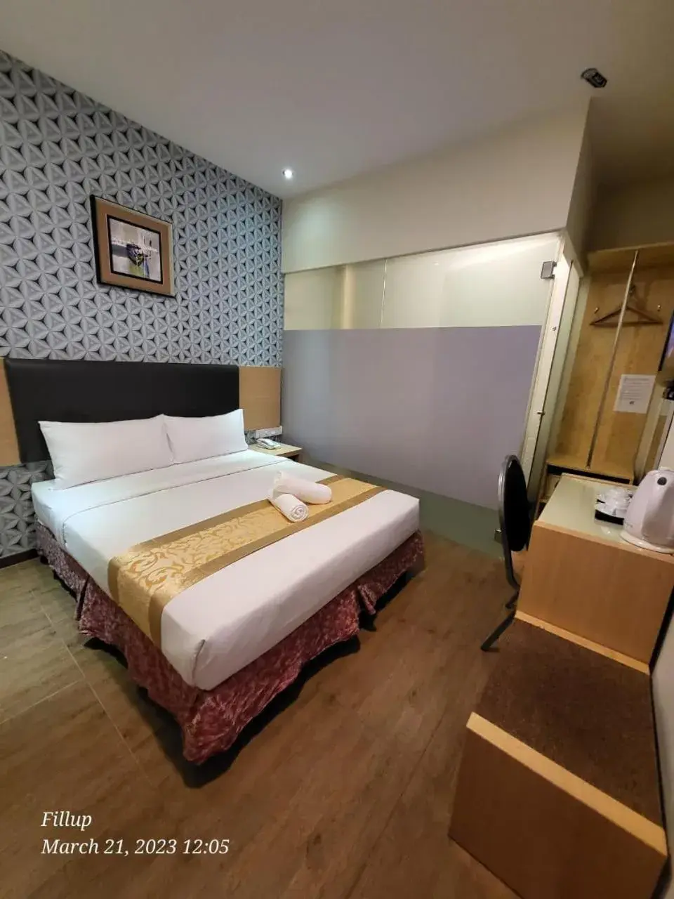 Photo of the whole room, Bed in Eight Days Boutique Hotel - Permas Jaya