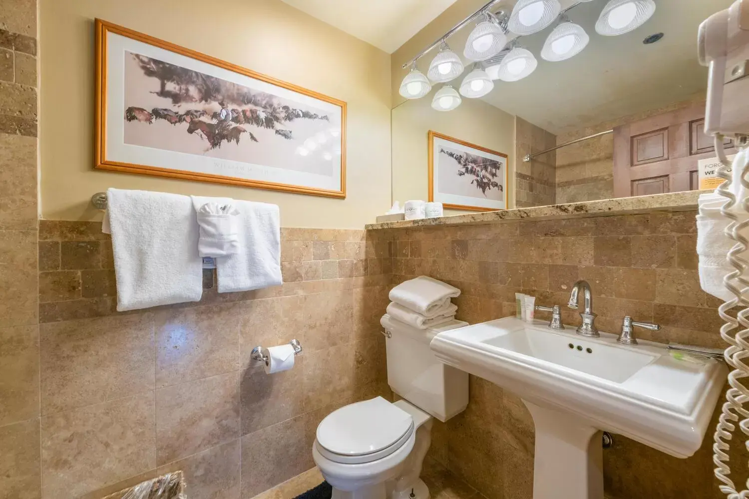 Bathroom in Treasure Mountain Inn