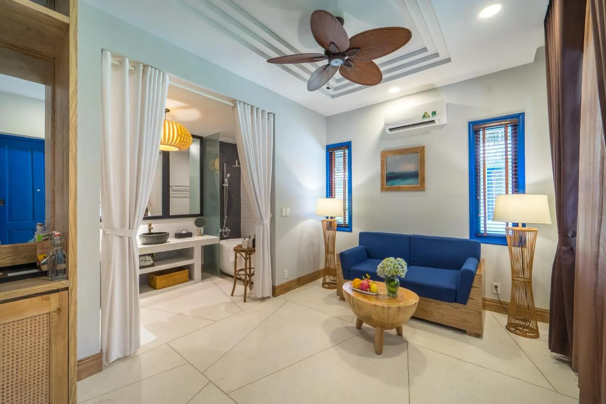 Bathroom, Seating Area in L'Azure Resort and Spa