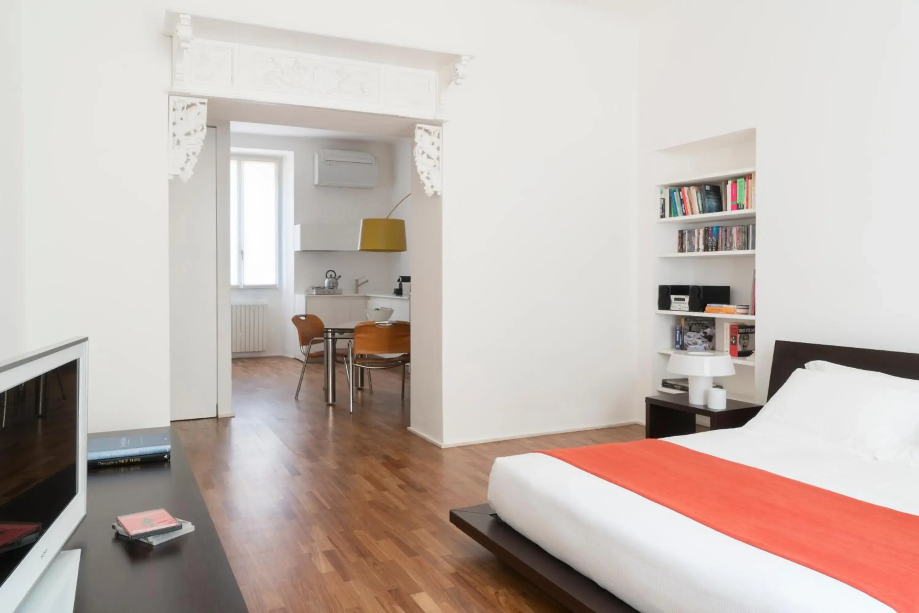 Bedroom in Brera Apartments in San Fermo