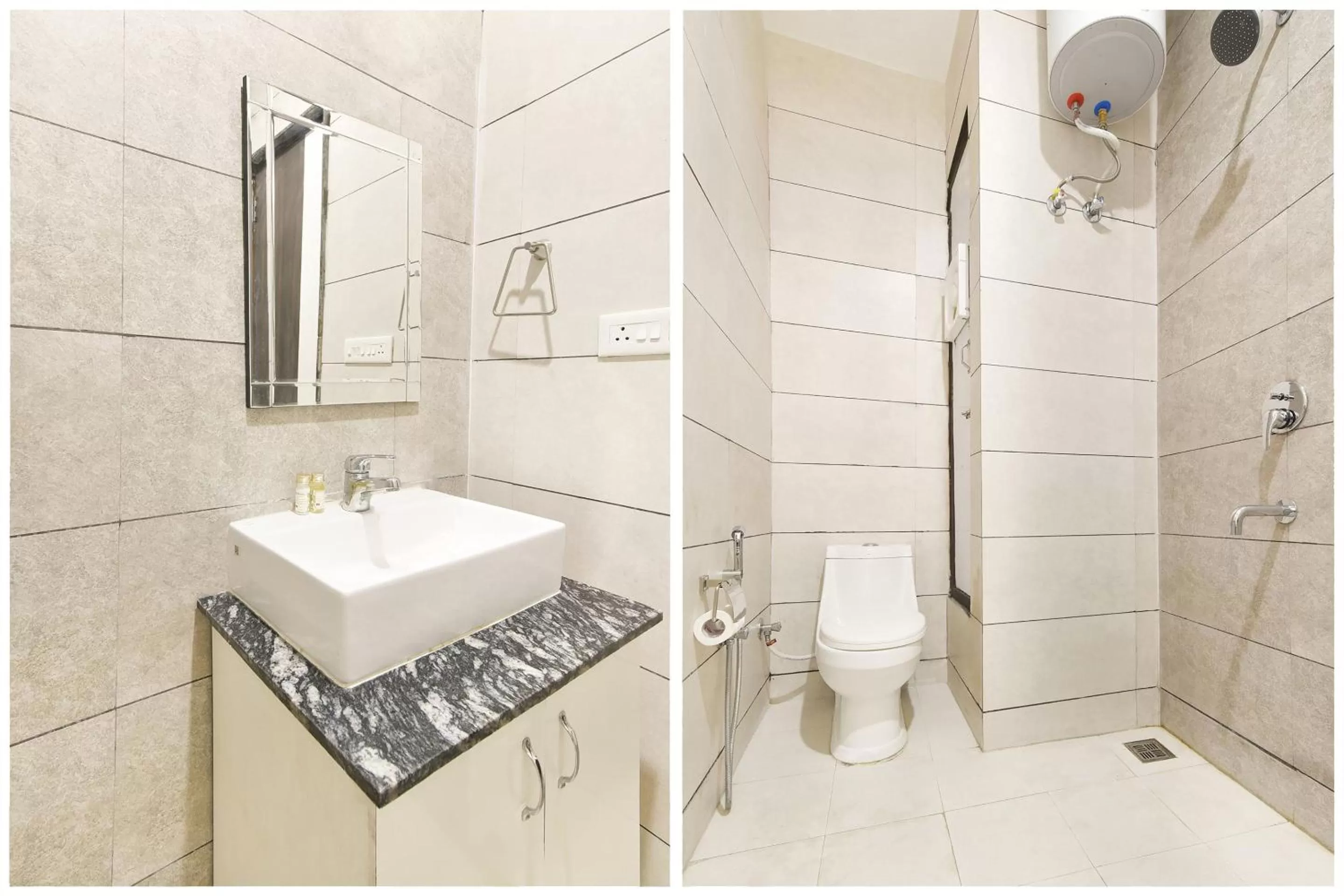 Bathroom in Capital O Yogasthali Inn Hotel And Spa