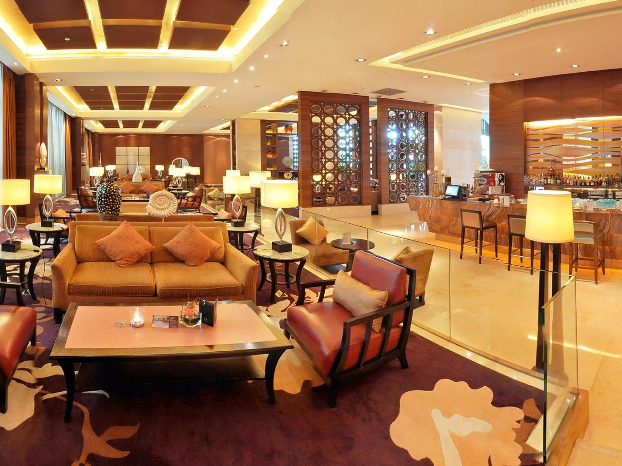 Lounge or bar in HJ International Hotel