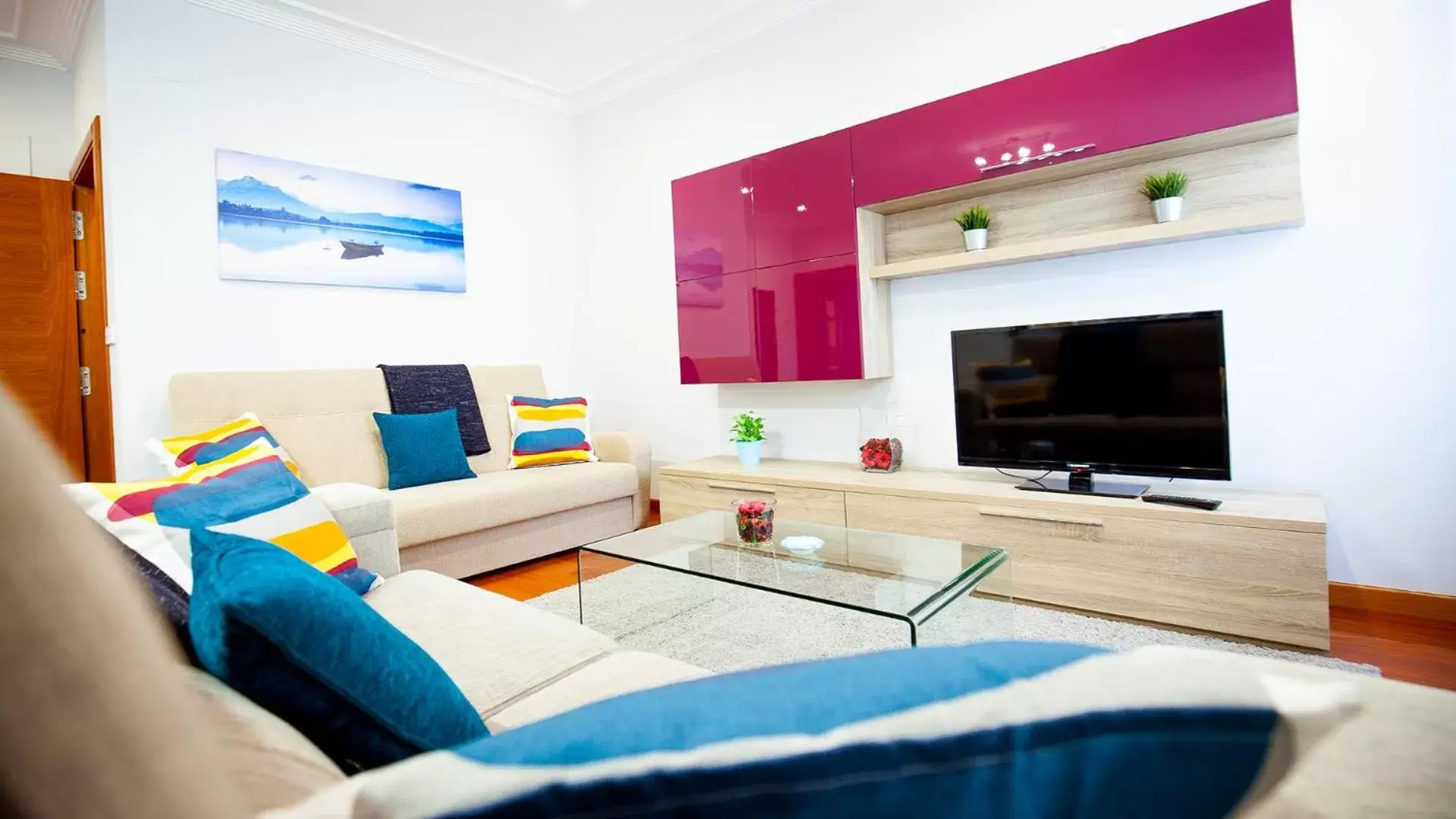 Living room, Seating Area in Apartamentos Villa Zoila Baiona