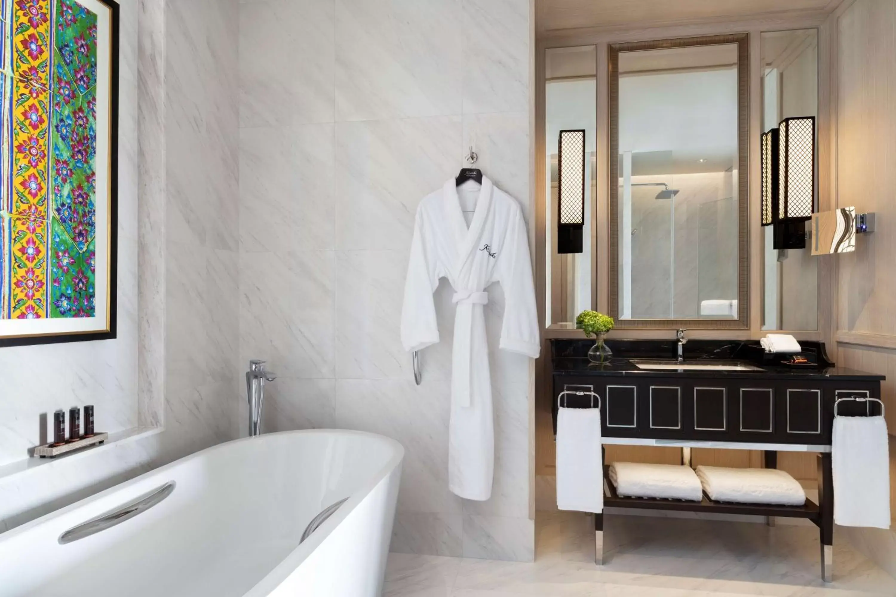 Bedroom, Bathroom in Sindhorn Kempinski Hotel Bangkok - SHA Extra Plus Certified