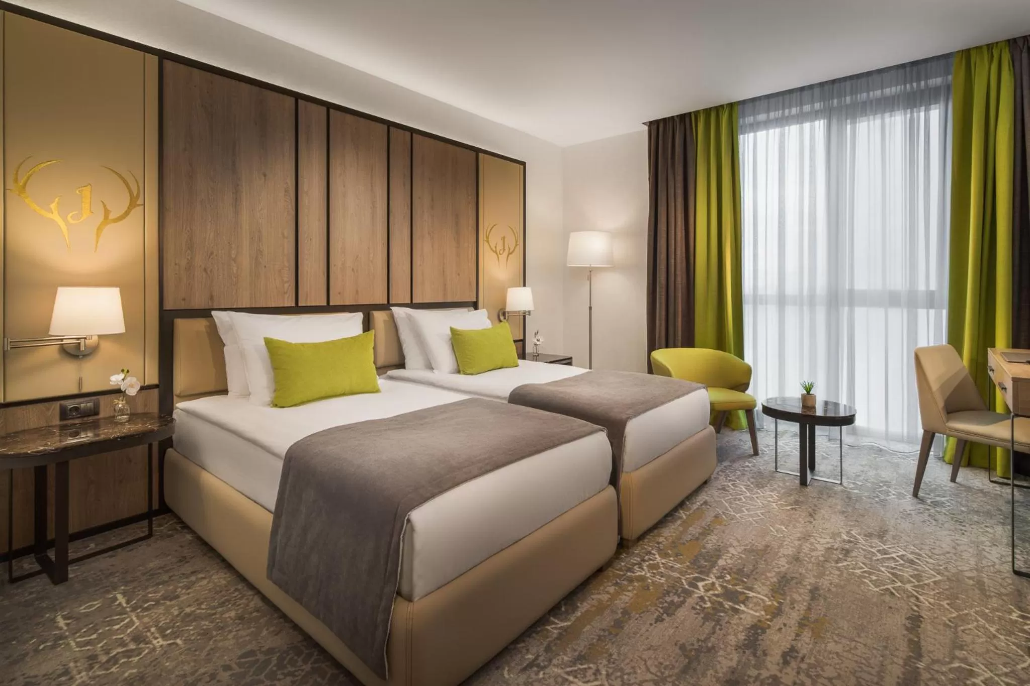 Bed in Hotel Jägerhof