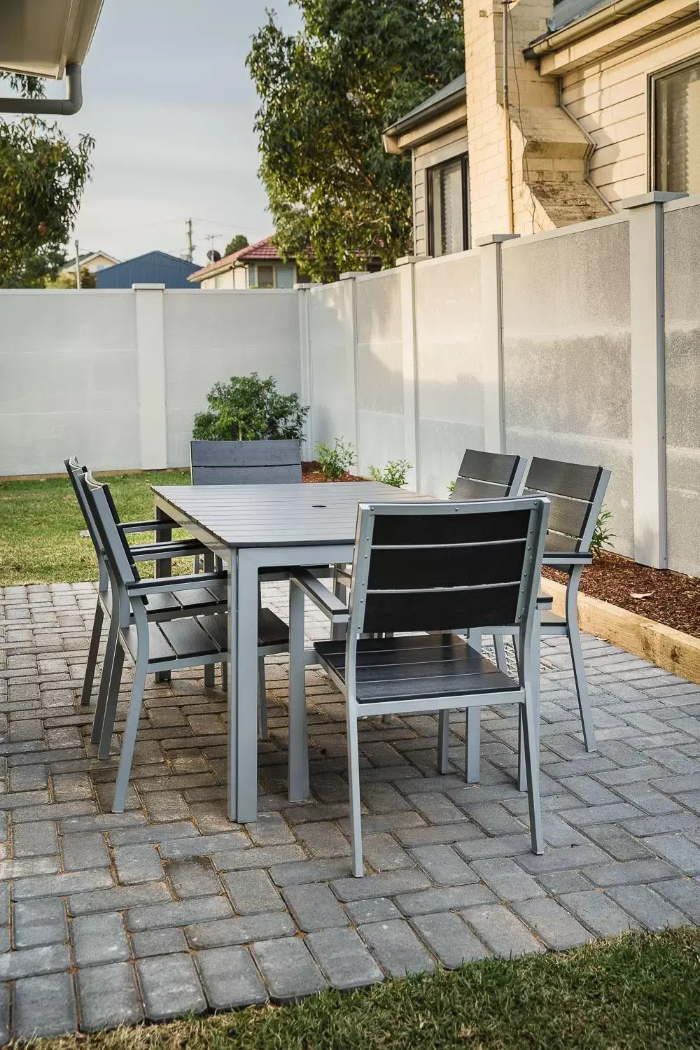 Patio in Wallsend Executive Apartments