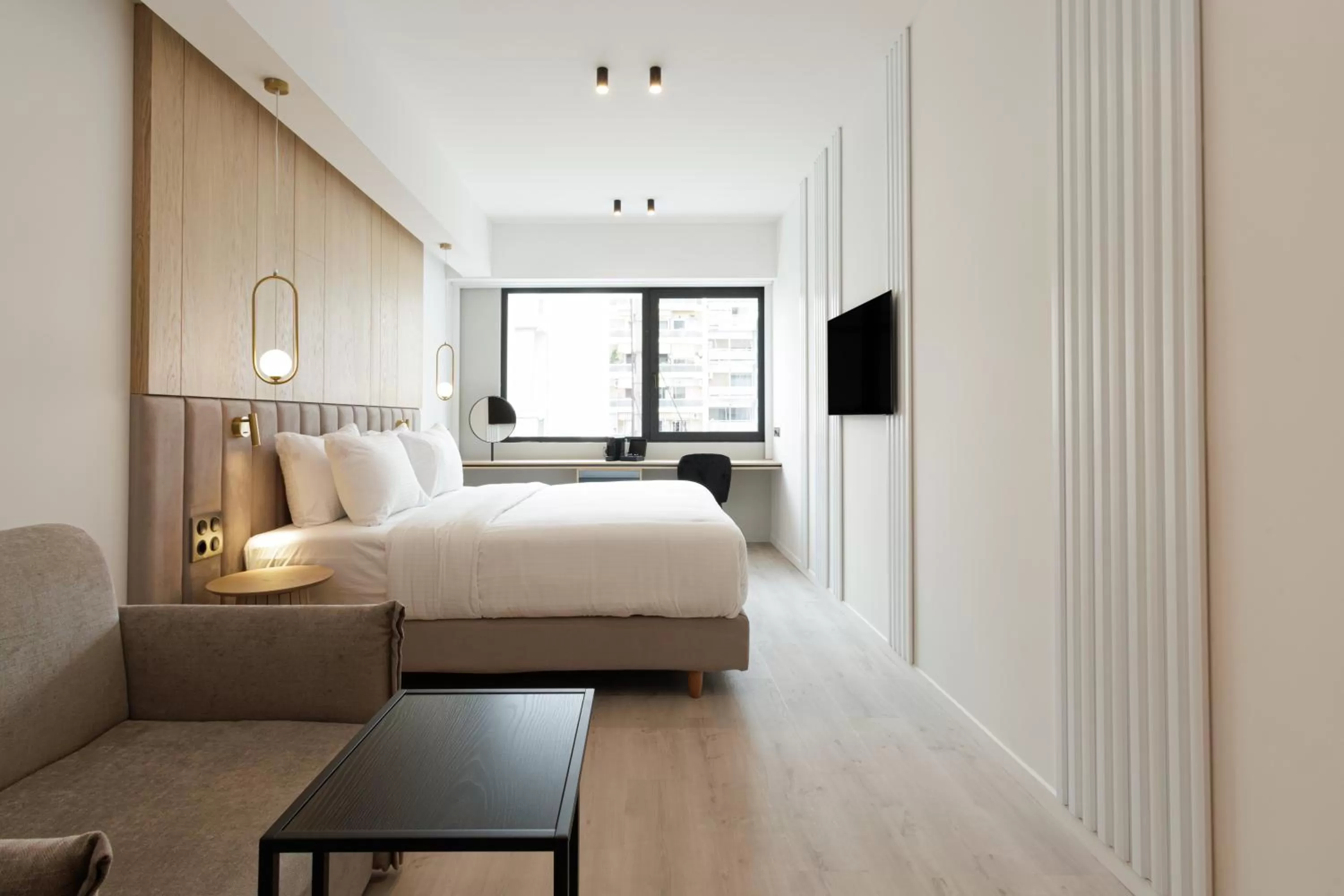 Bed in Hilton Garden Inn Athens Syggrou Avenue