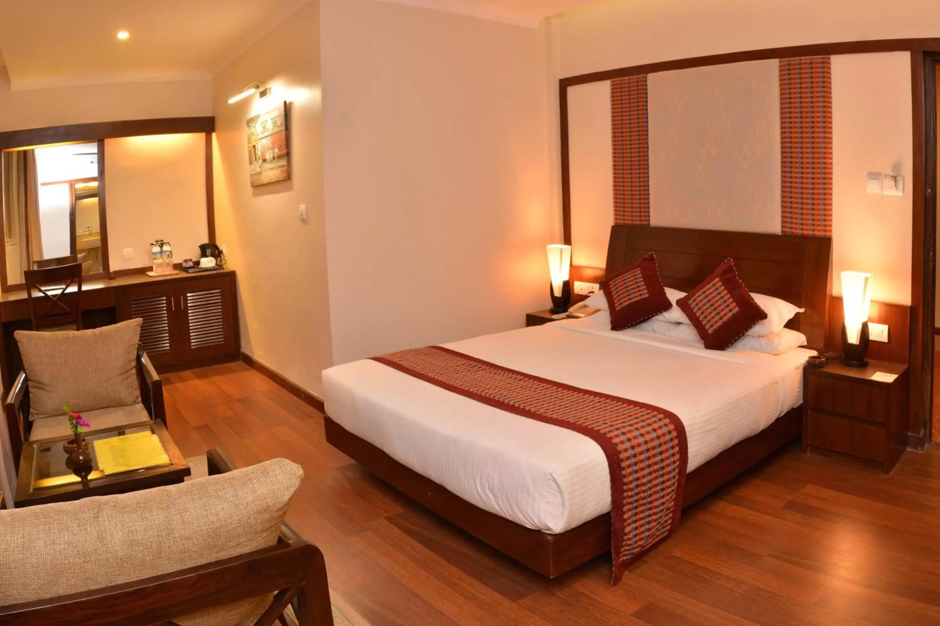 Photo of the whole room, Bed in Hotel Marshyangdi