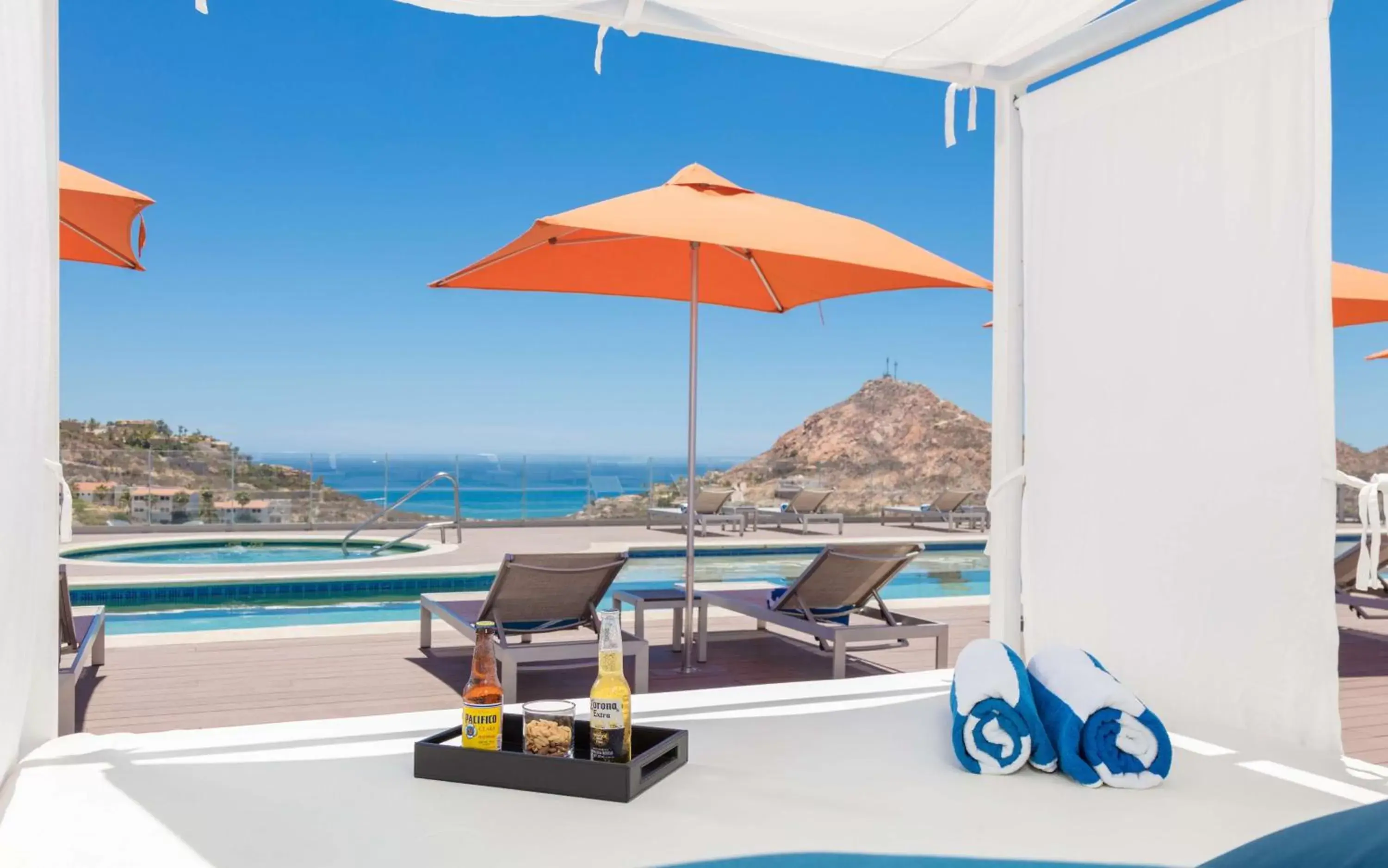 Pool view in Hampton Inn & Suites by Hilton Los Cabos