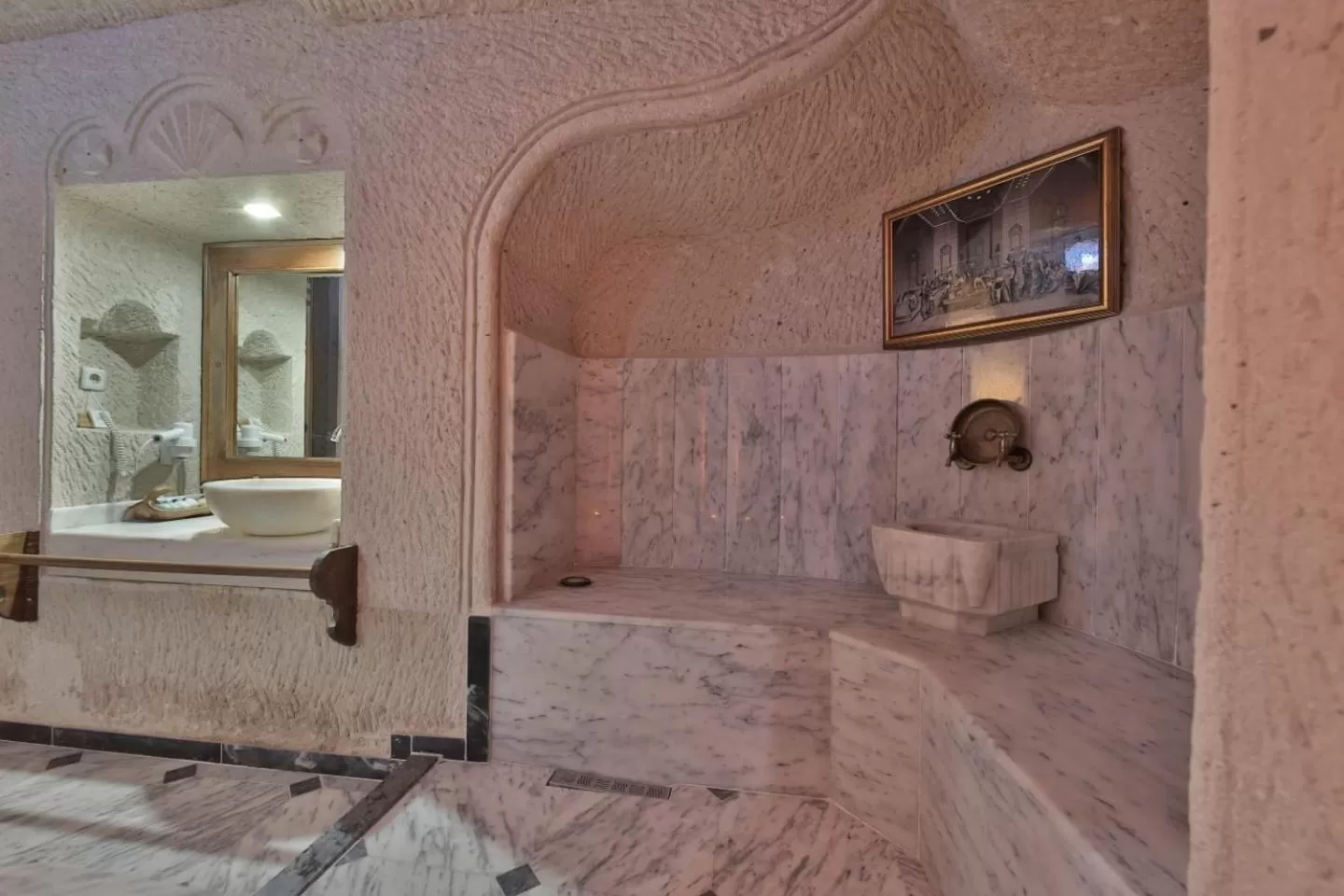 Bathroom in Local Cave House