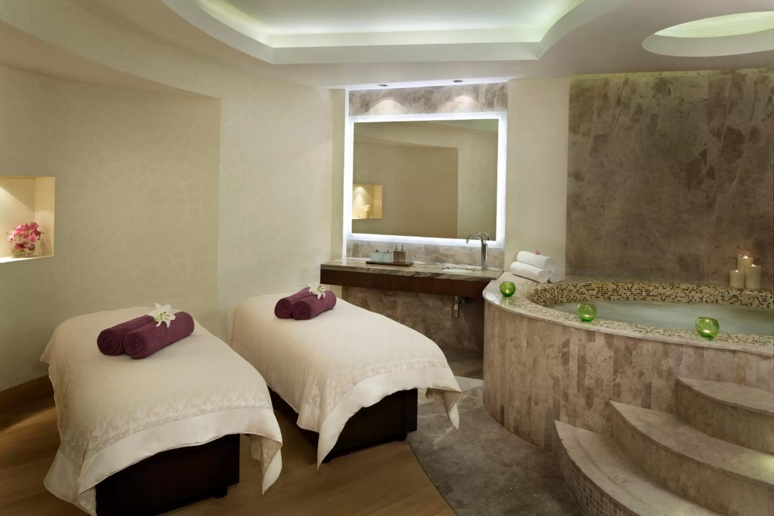 Spa and wellness centre/facilities, Bed in Millennium Al Rawdah Hotel Spa and wellness centre/facilities, Bed in Millennium Al Rawdah Hotel