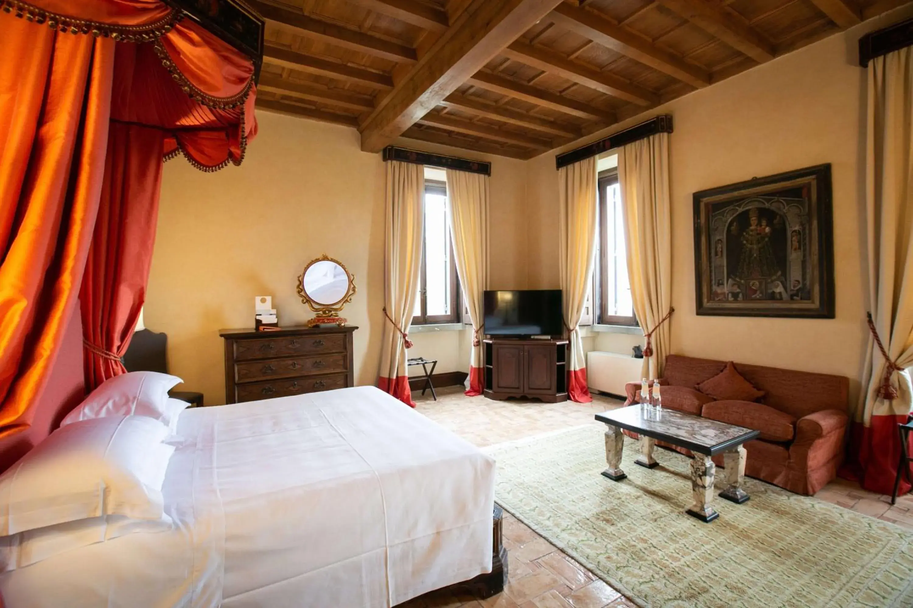 Photo of the whole room in La Posta Vecchia Hotel