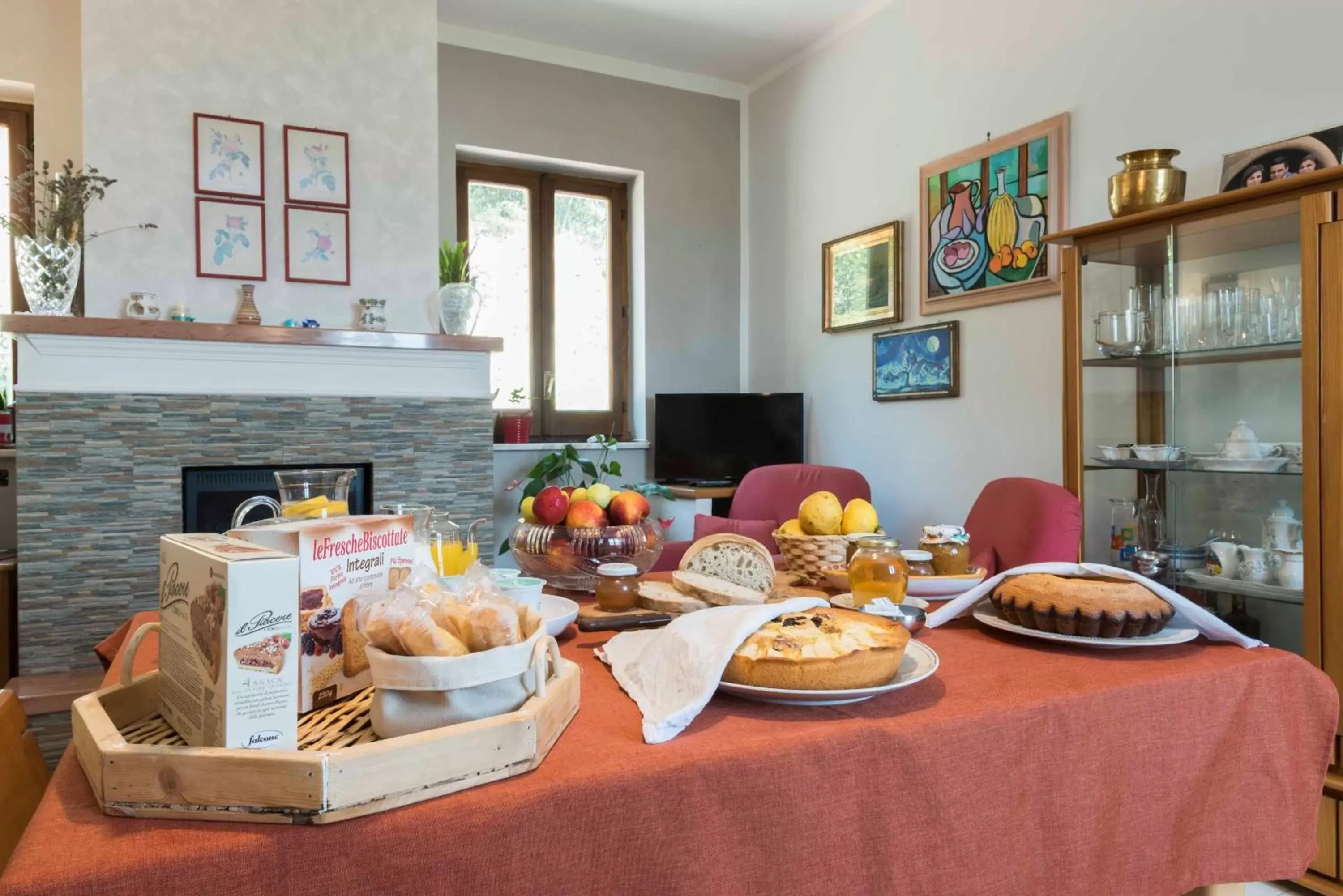 Food and drinks in B&B Albachiara Casa di Campagna