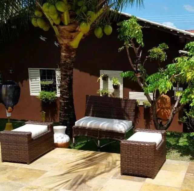 Communal lounge/ TV room in Pousada Recanto do Sal