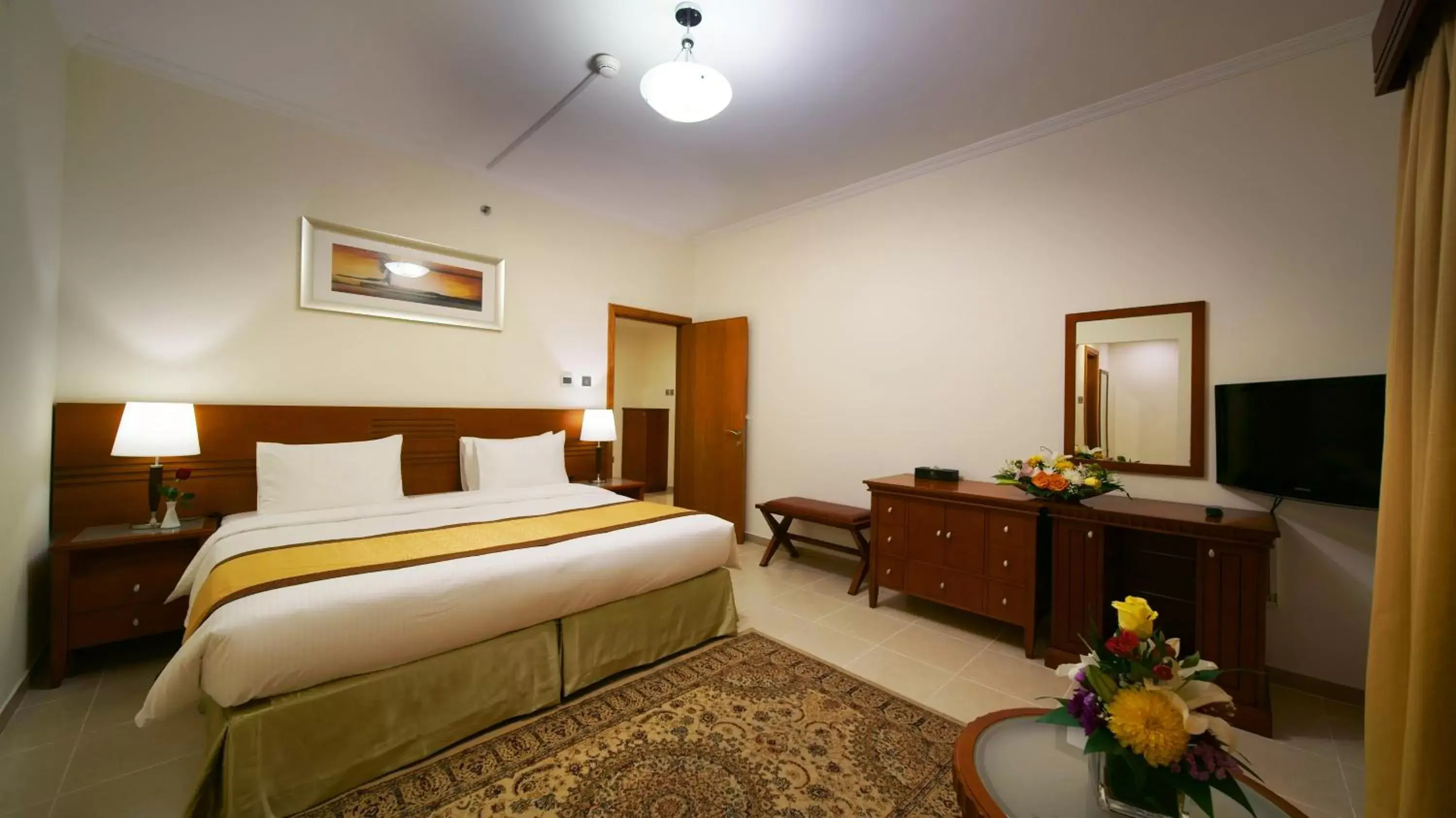 Photo of the whole room, Bed in Rose Garden Hotel Apartments - Bur Dubai