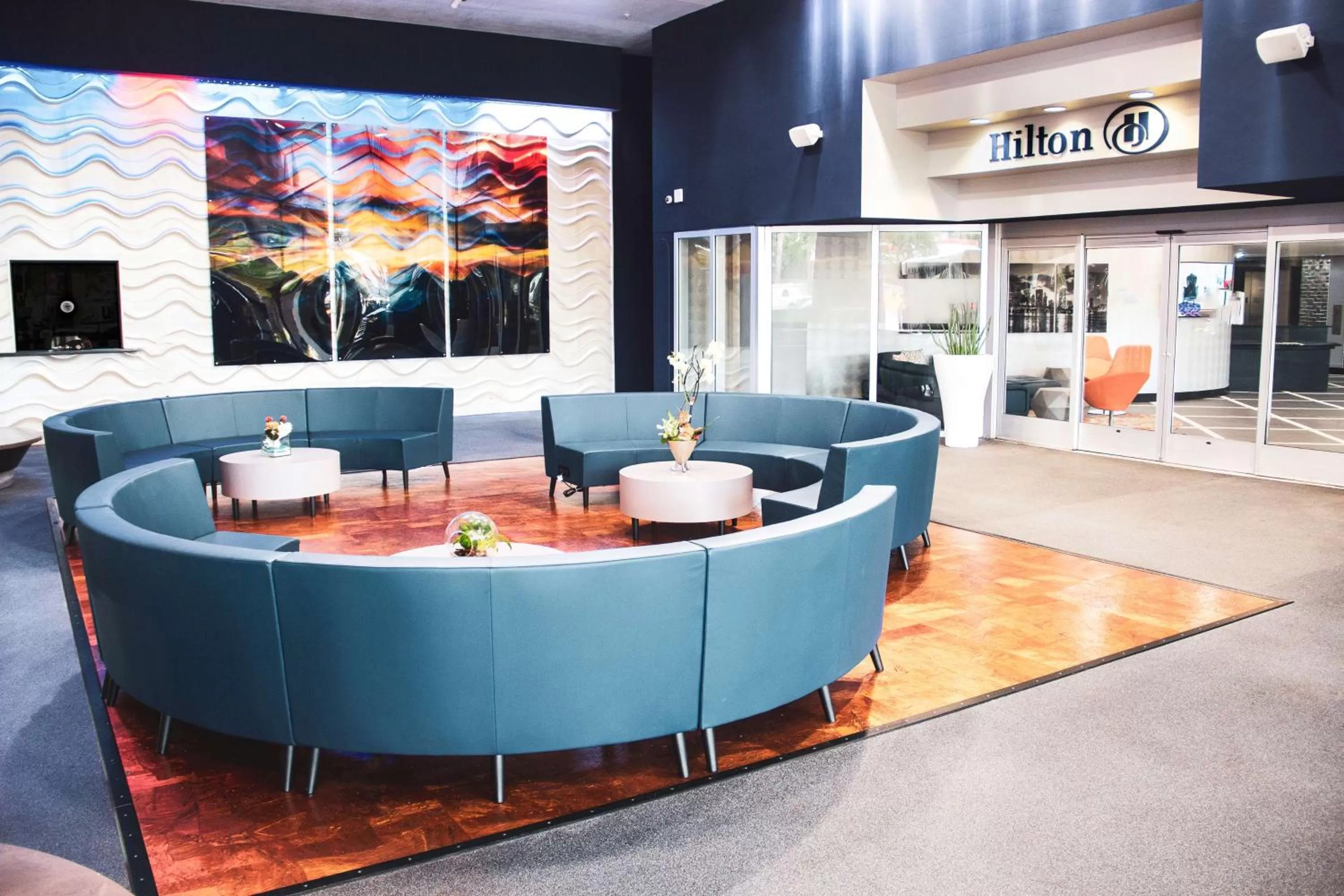 Lobby or reception in Hilton Miami Downtown