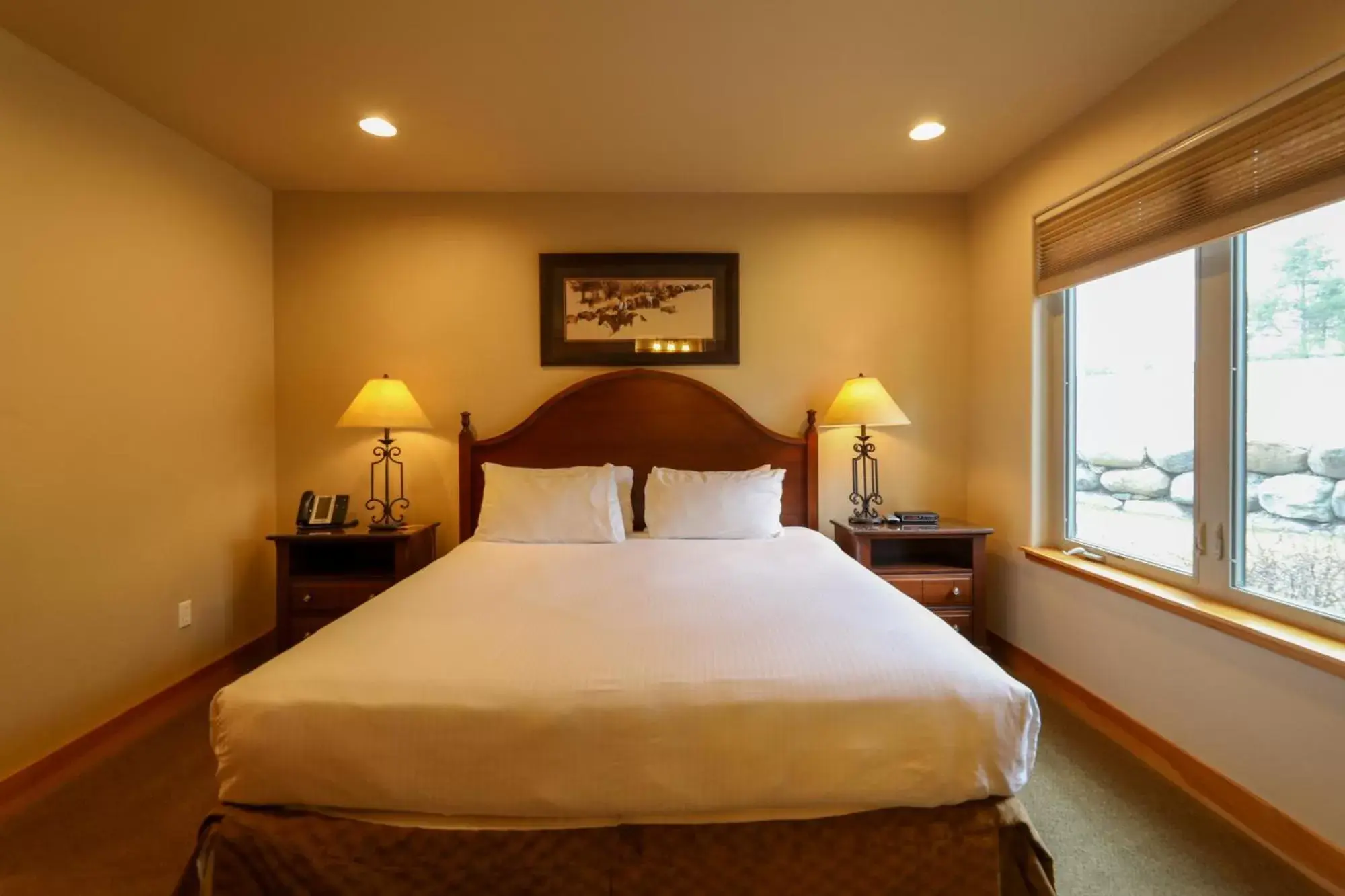Bed in Meadow Lake Resort & Condos