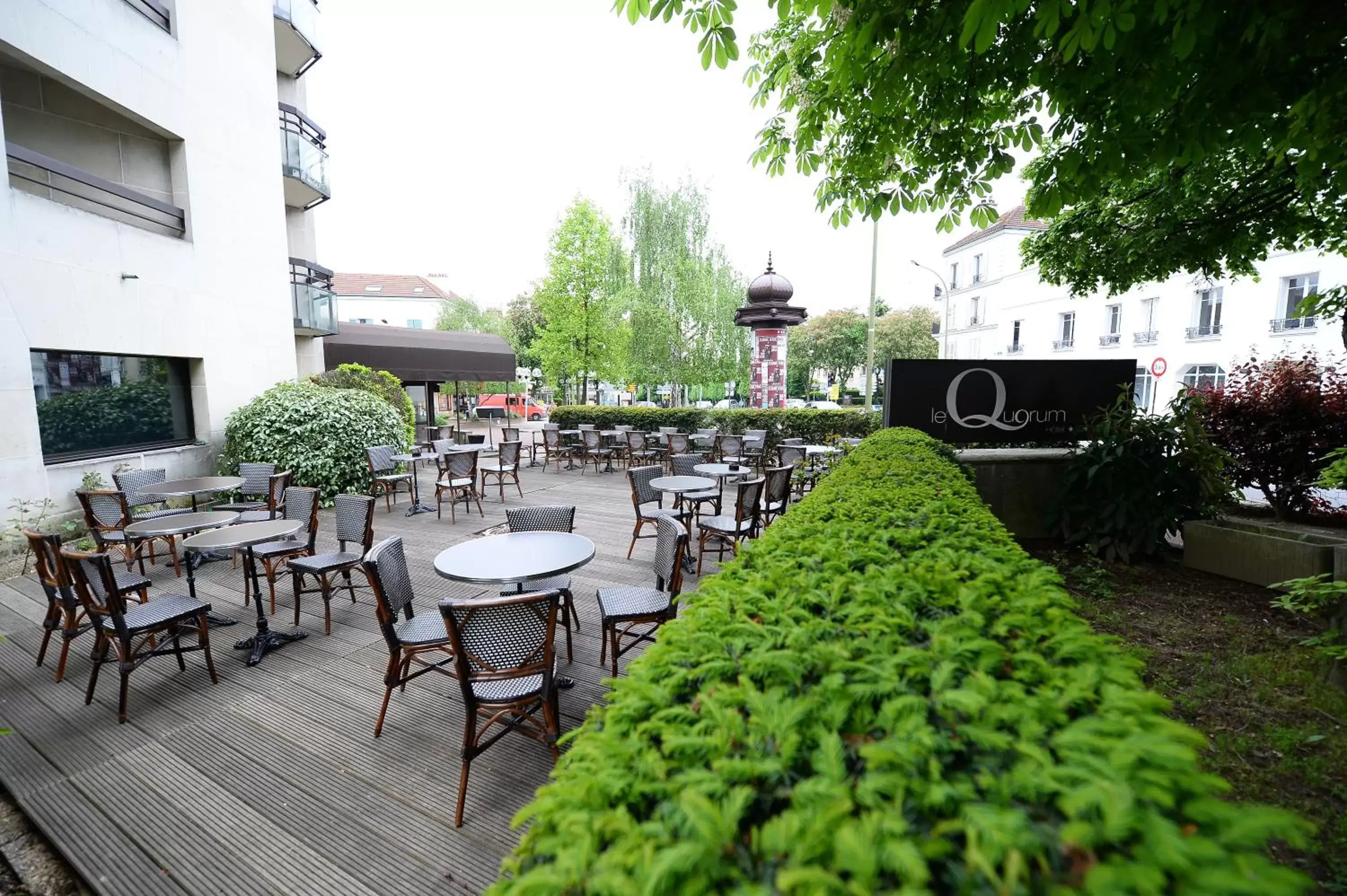 Patio in Hôtel Quorum