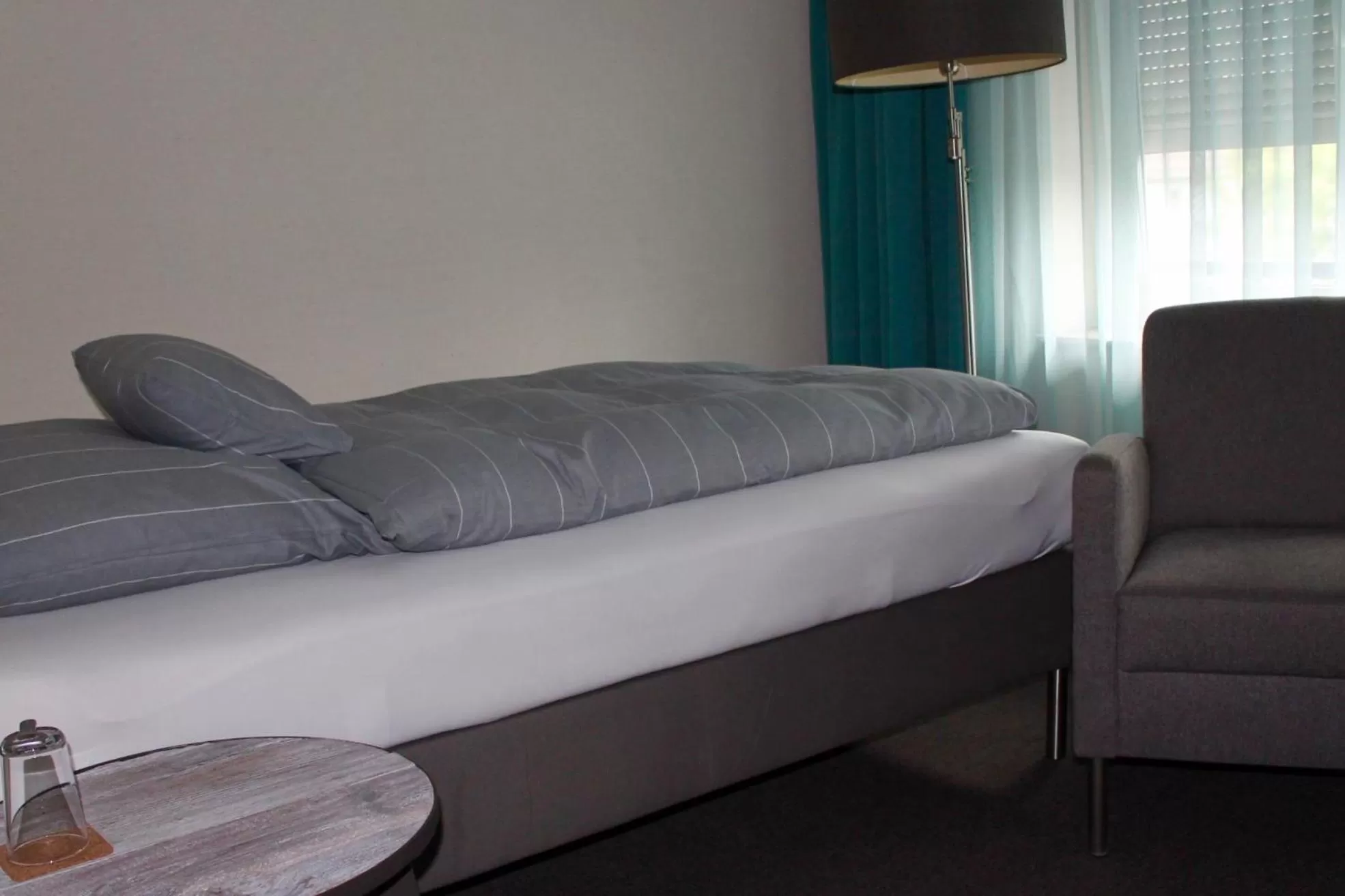 Decorative detail, Bed in Hotel Donnersberg