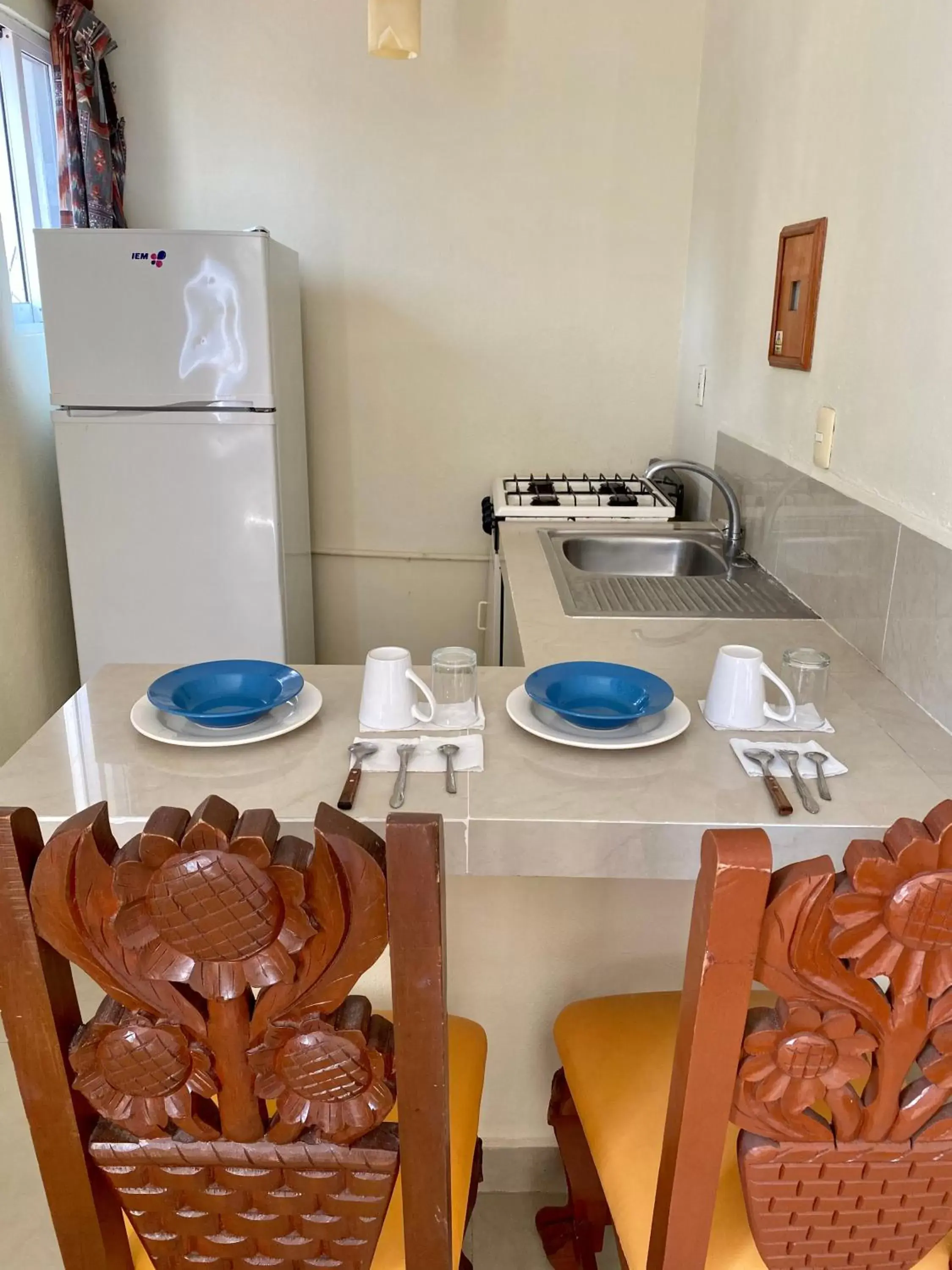 Kitchen or kitchenette, Kitchen/Kitchenette in Hotel El Campanario Playa del Carmen