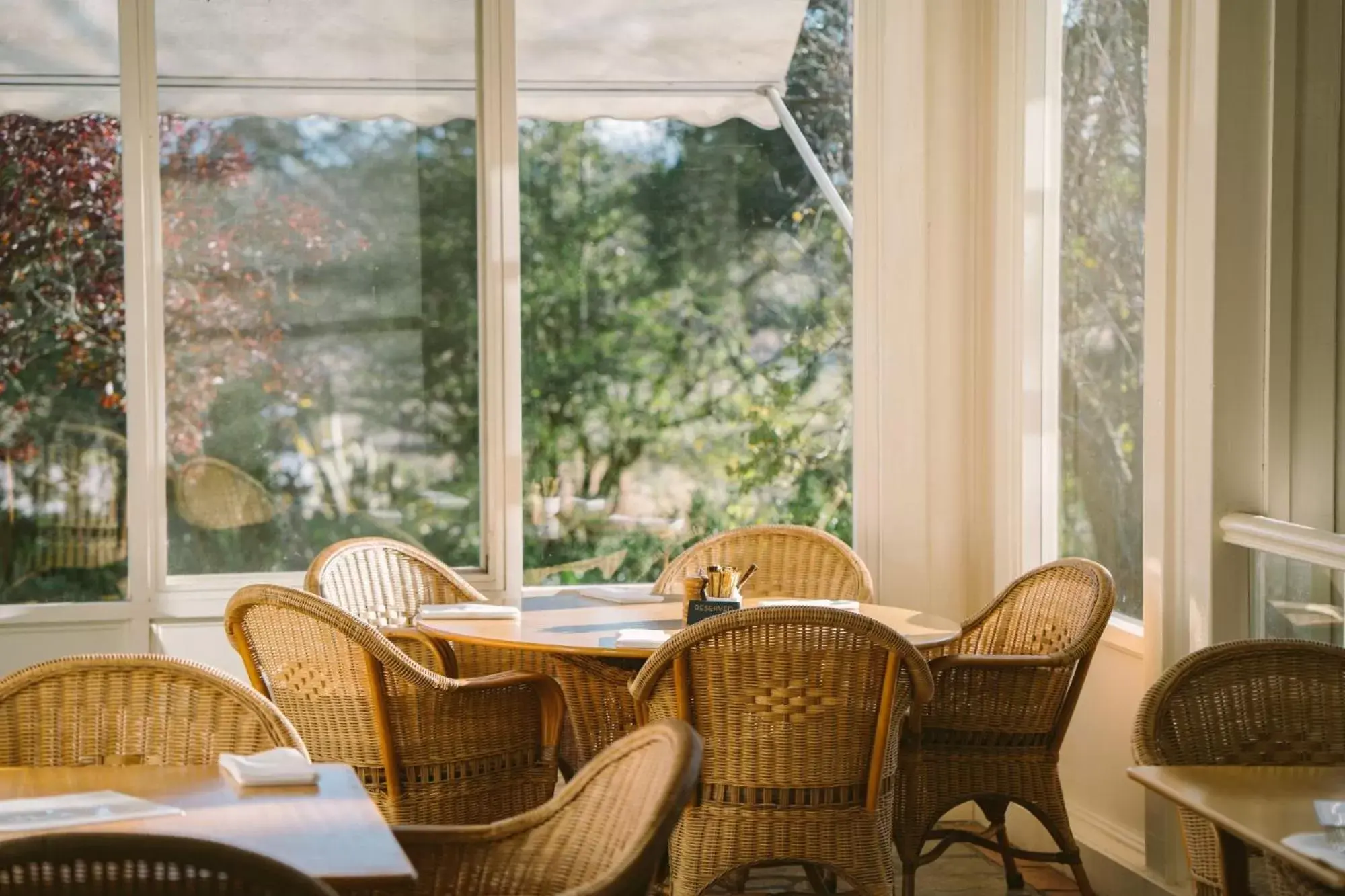 Patio in Chateau Yering Hotel