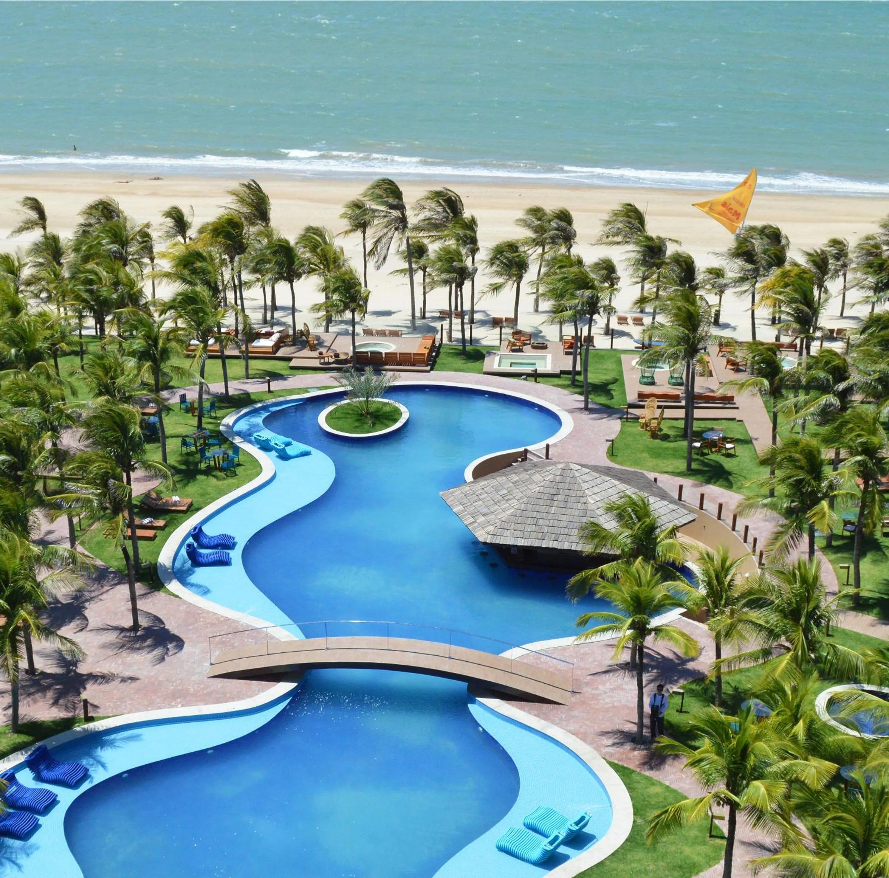 Pool view in Carmel Cumbuco Resort