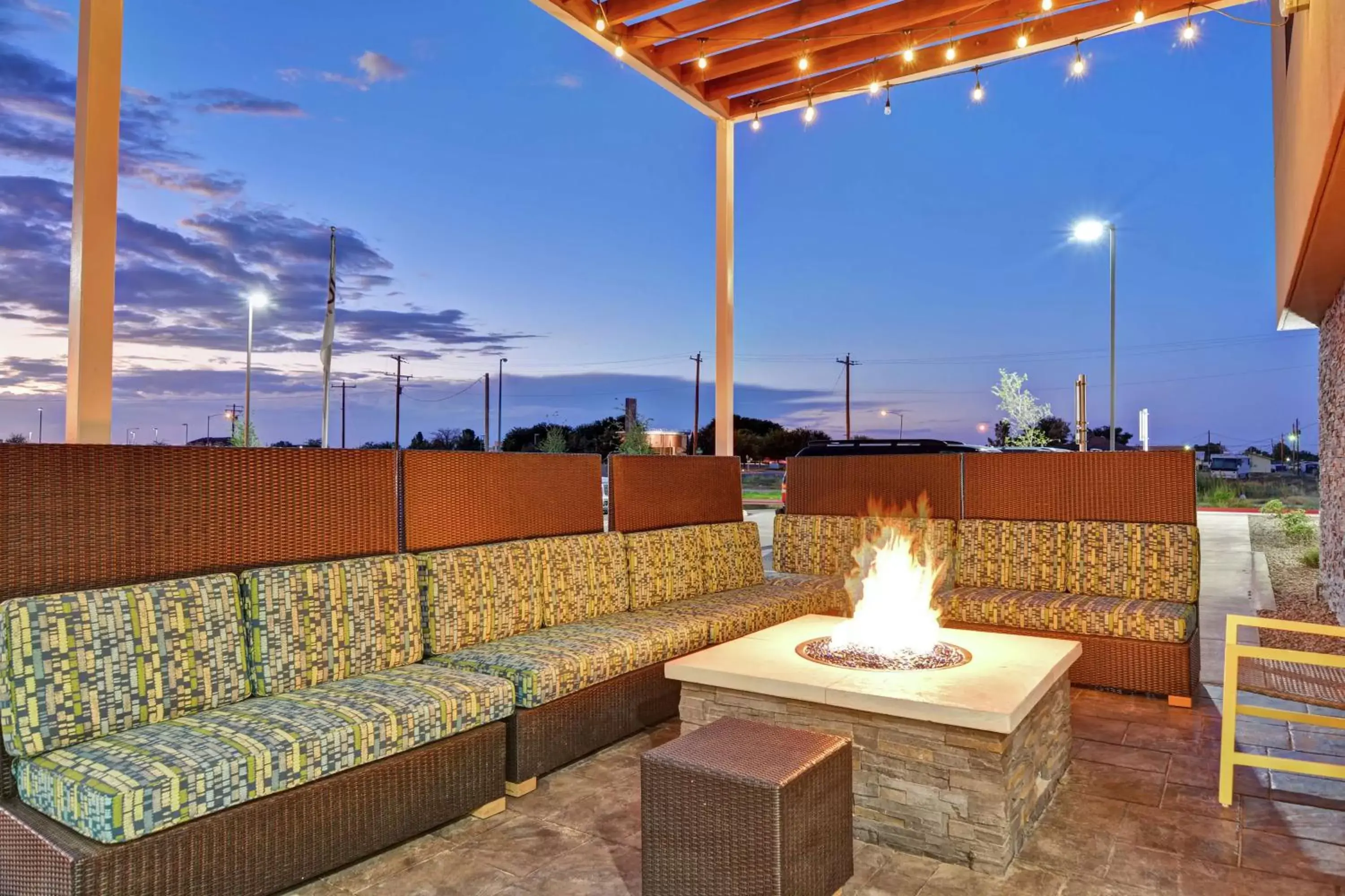 Patio in Home2 Suites By Hilton Pecos Tx