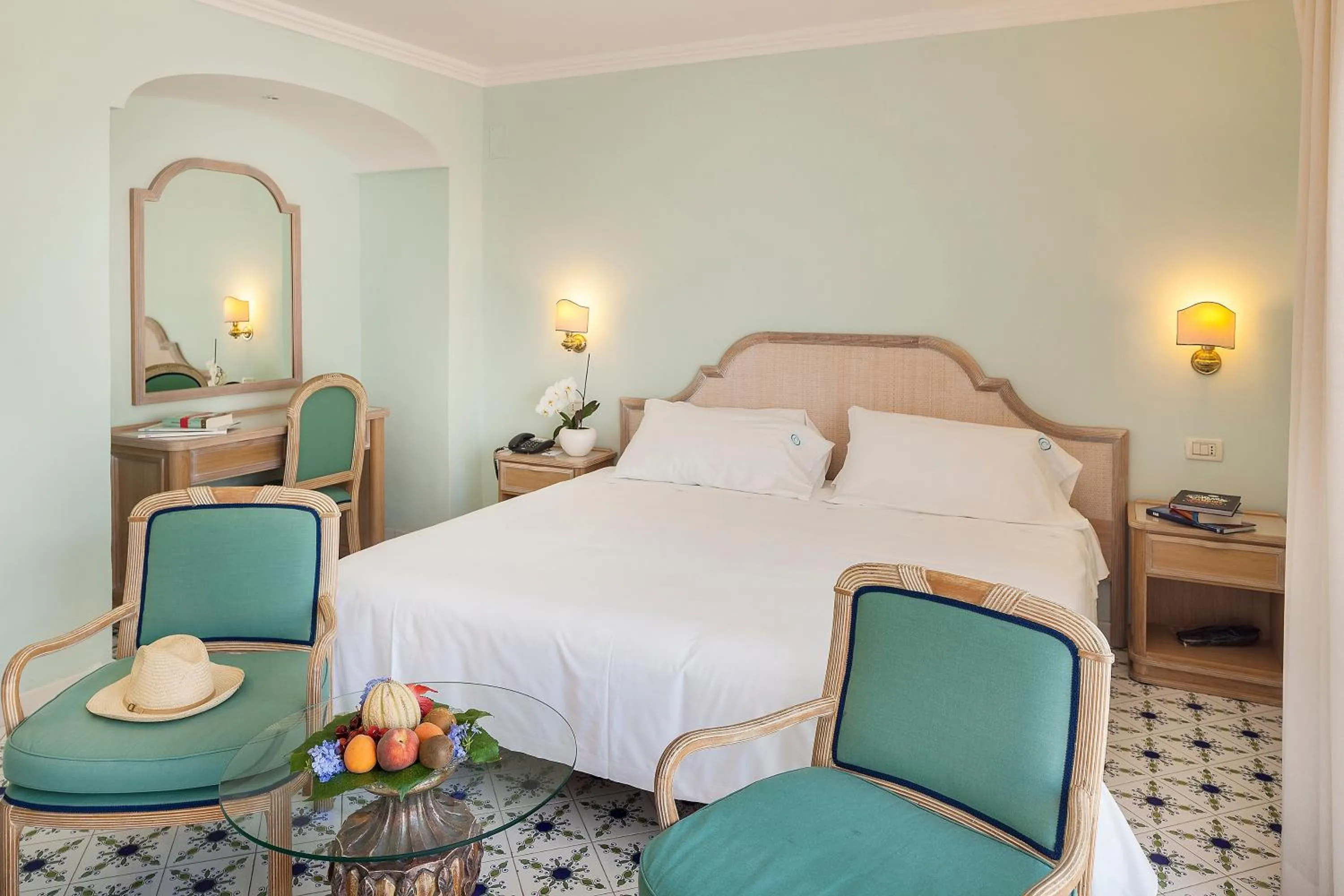 Bed in Hotel Continental Ischia