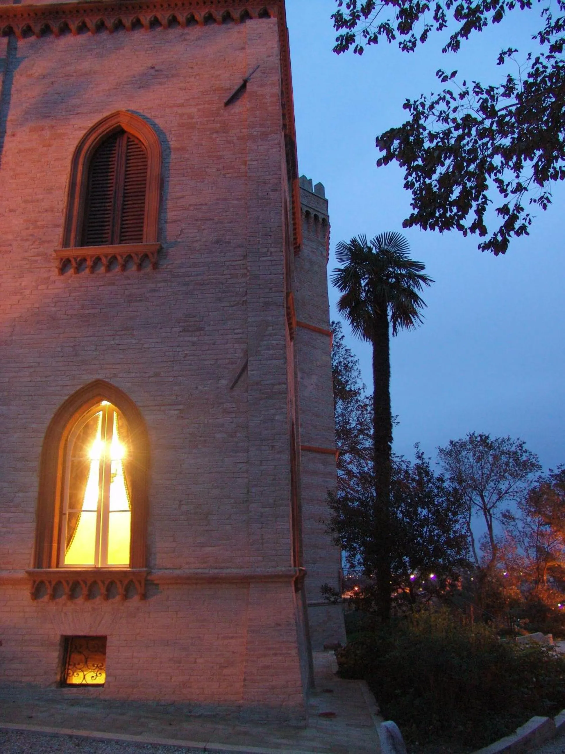 Facade/entrance in Castello Montegiove