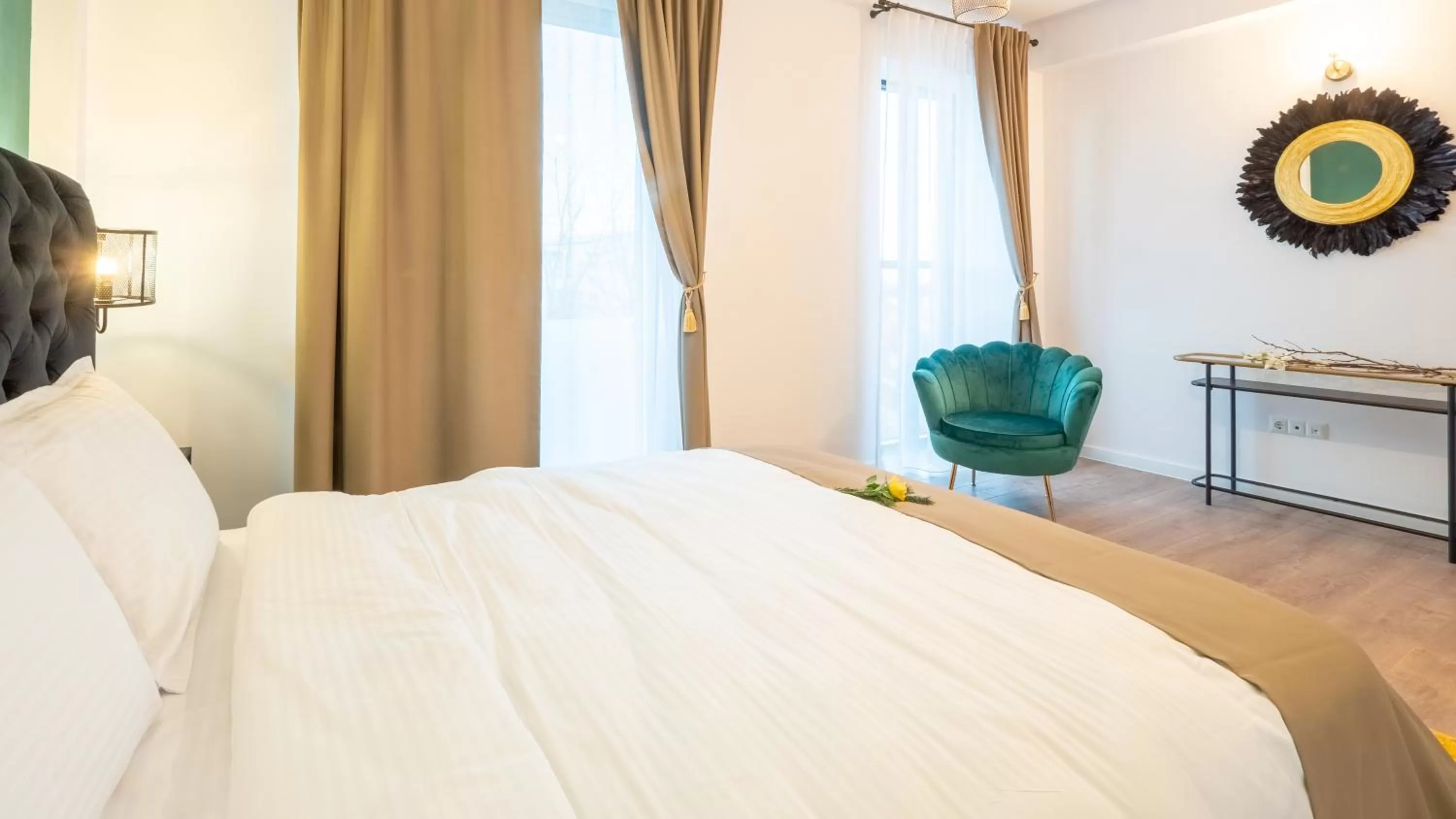 Bed in Signature Aparthotel - Boutique