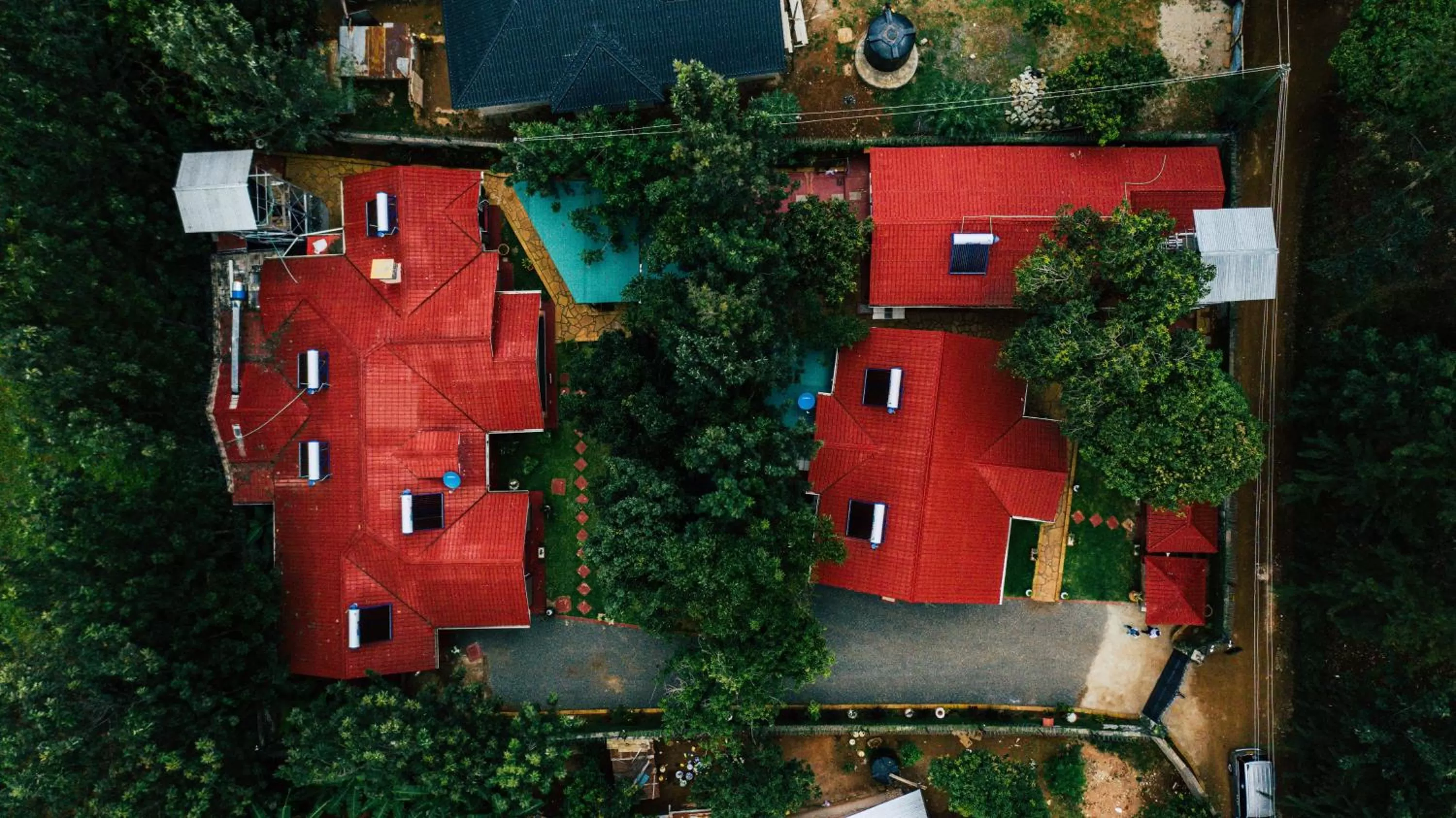 Bird's eye view in Lovely Garden Guest Home