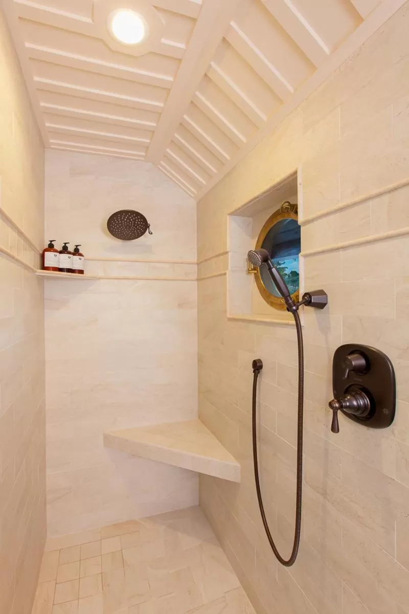 Shower in Noyo Harbor Inn