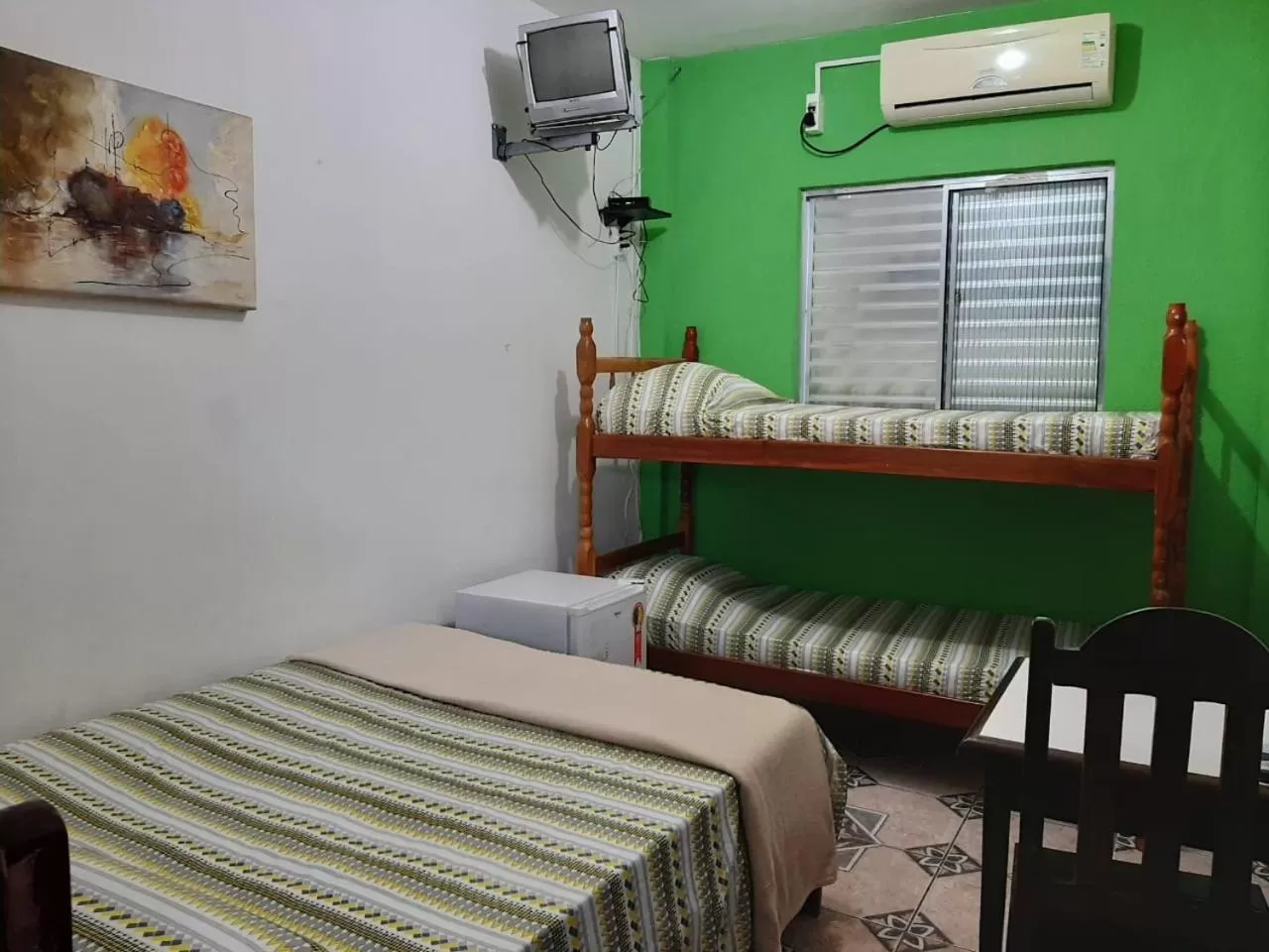 Bedroom, Bunk Bed in Pousada Canoas