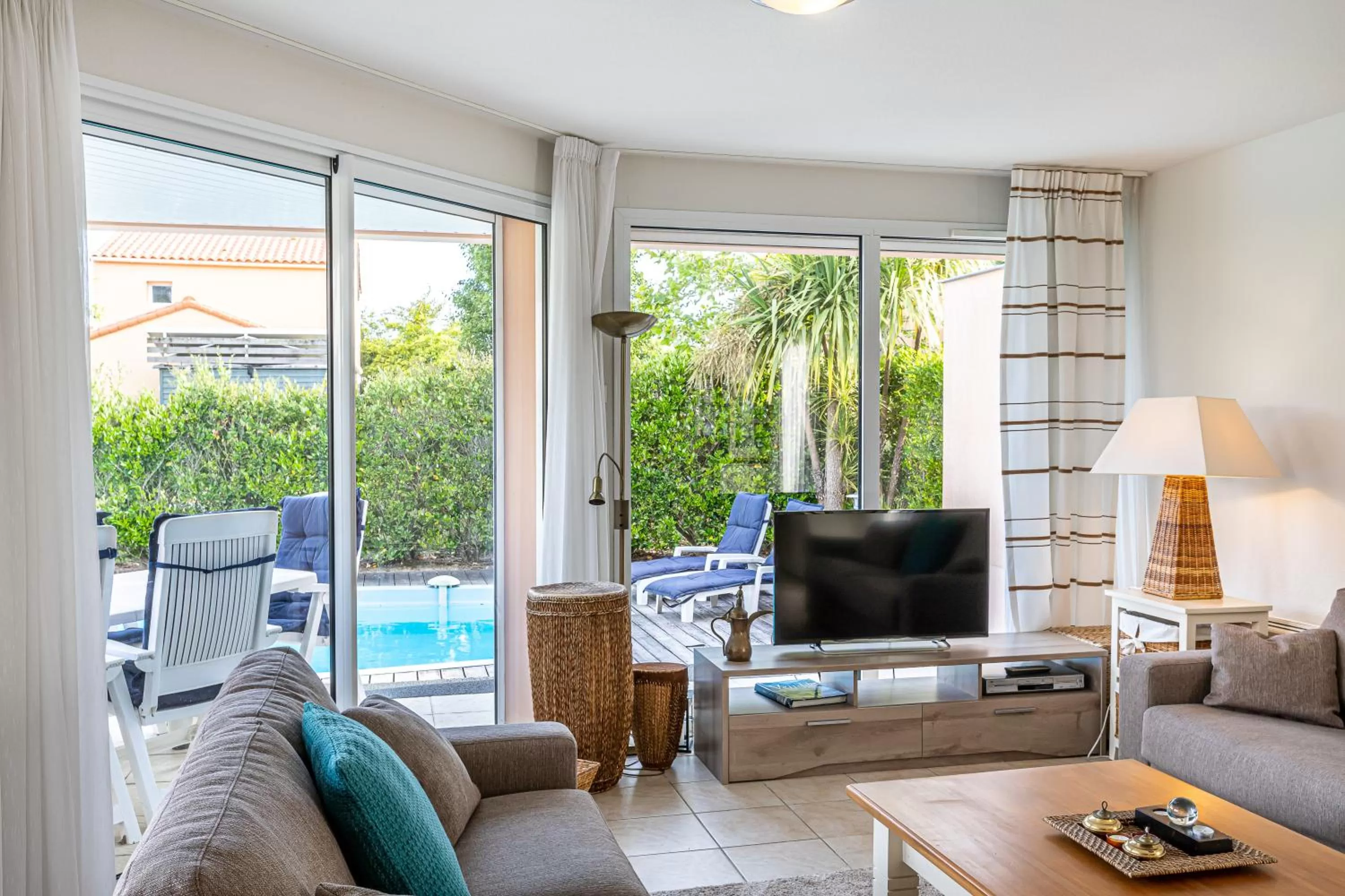 Living room in Oasis Les Jardins des Sables d'Olonne