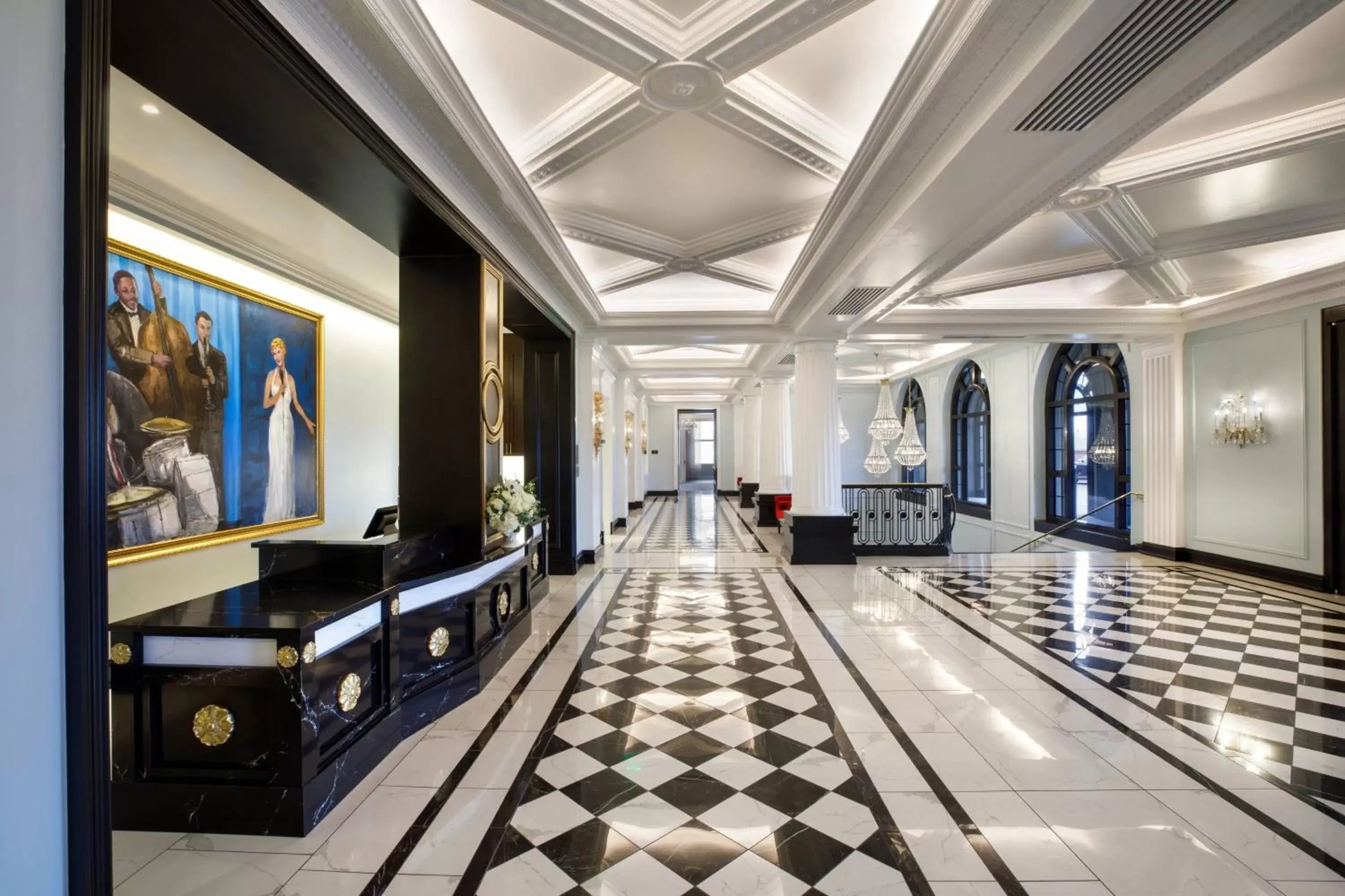 Lobby or reception in Hotel Carmichael, Autograph Collection
