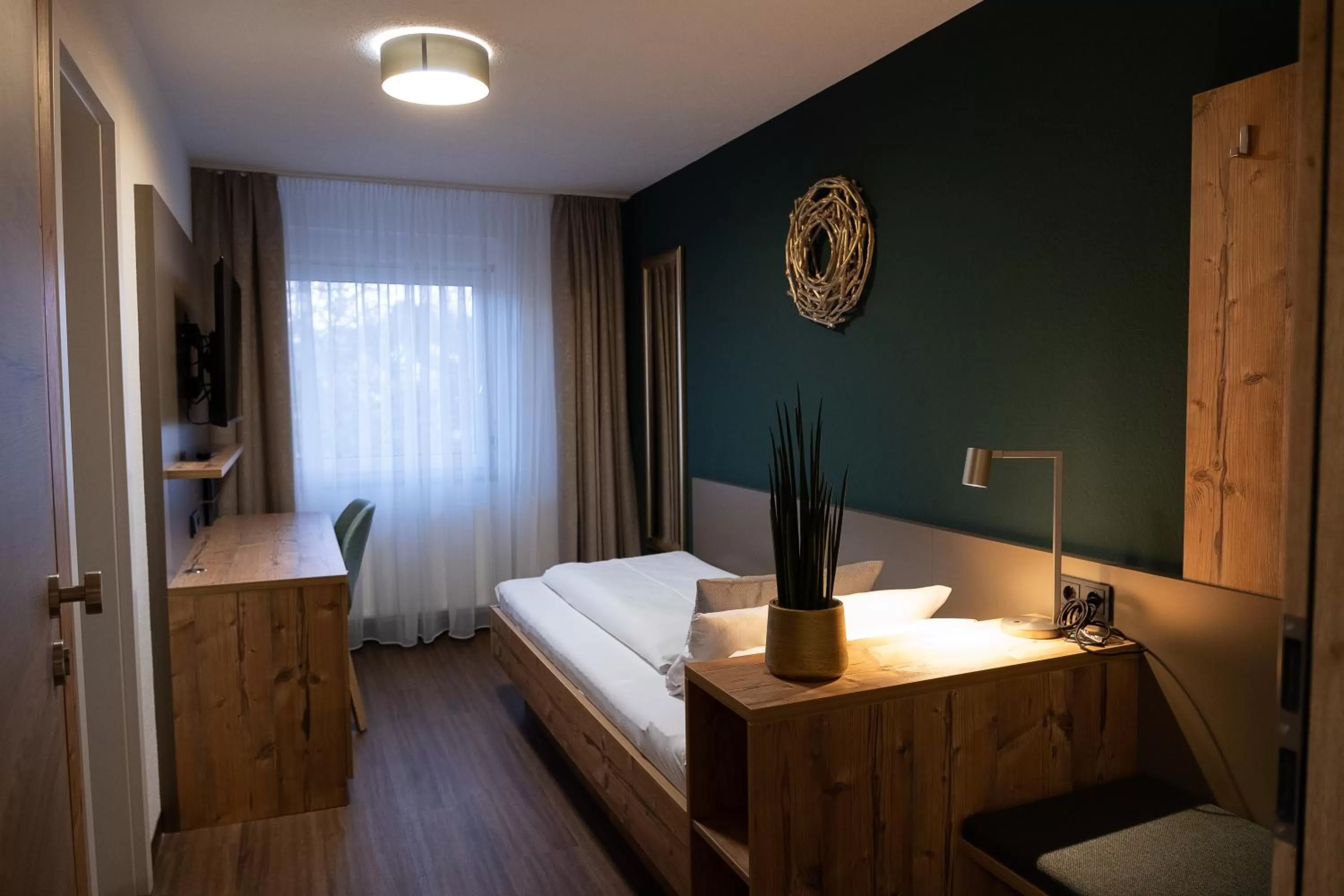 Bed in Gasthaus Hotel Kranz