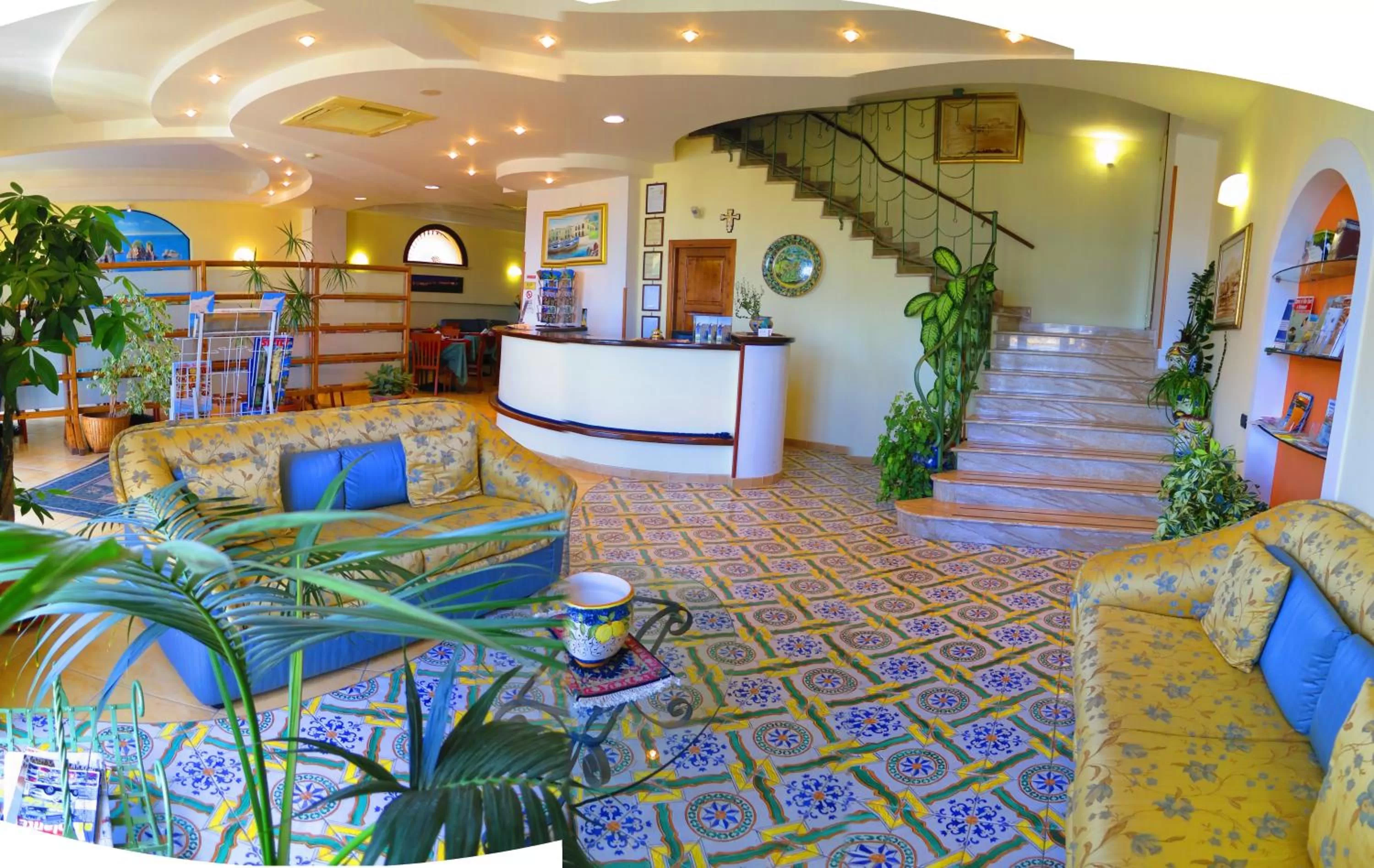 Lobby or reception in Hotel Cala Marina