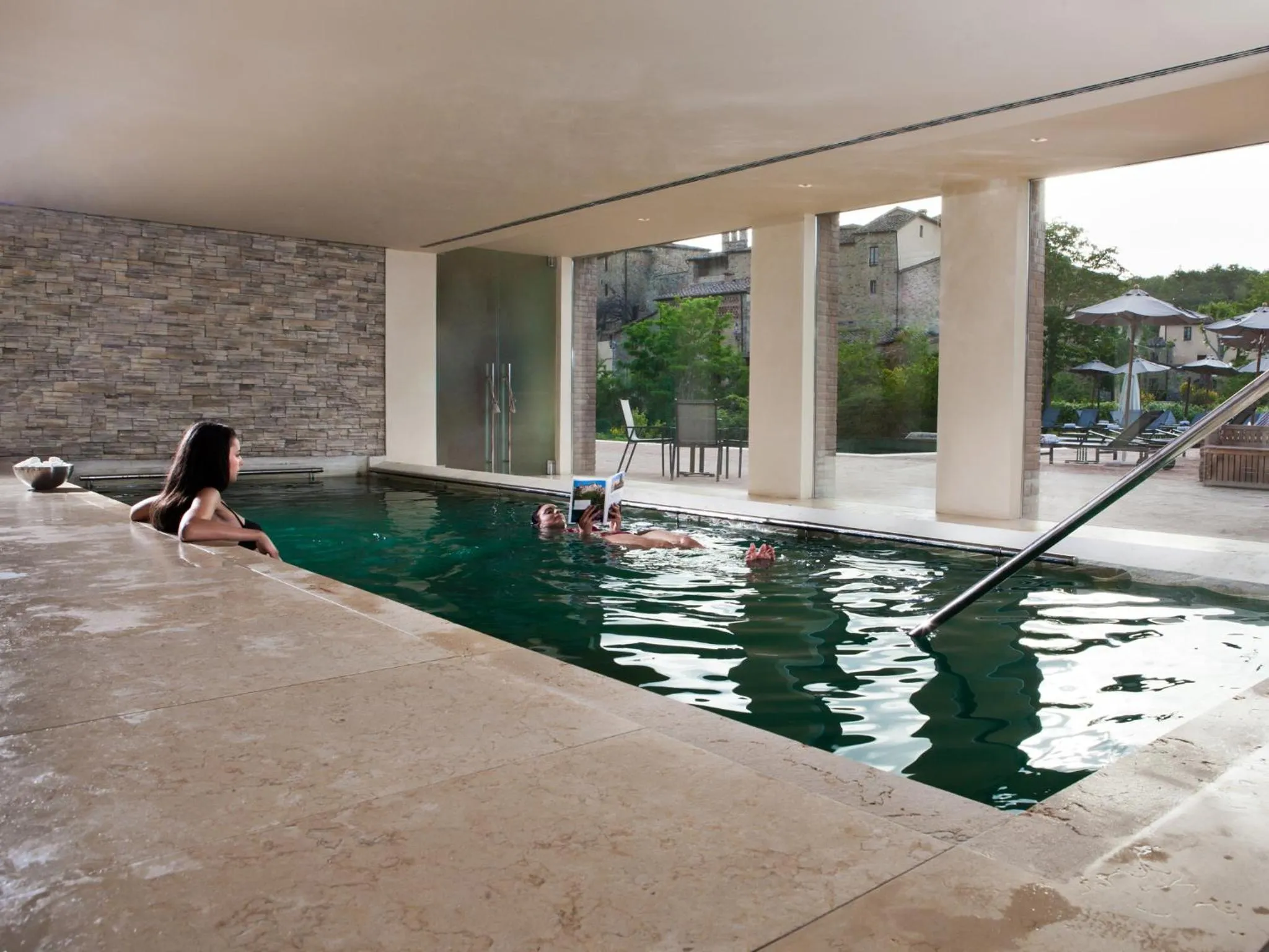 People in Castel Monastero - The Leading Hotels of the World