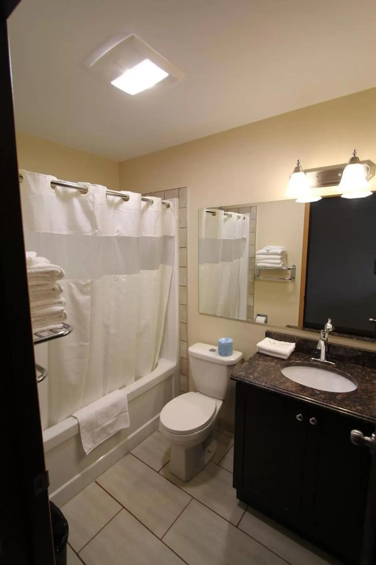 Bathroom in Masterson's Motel