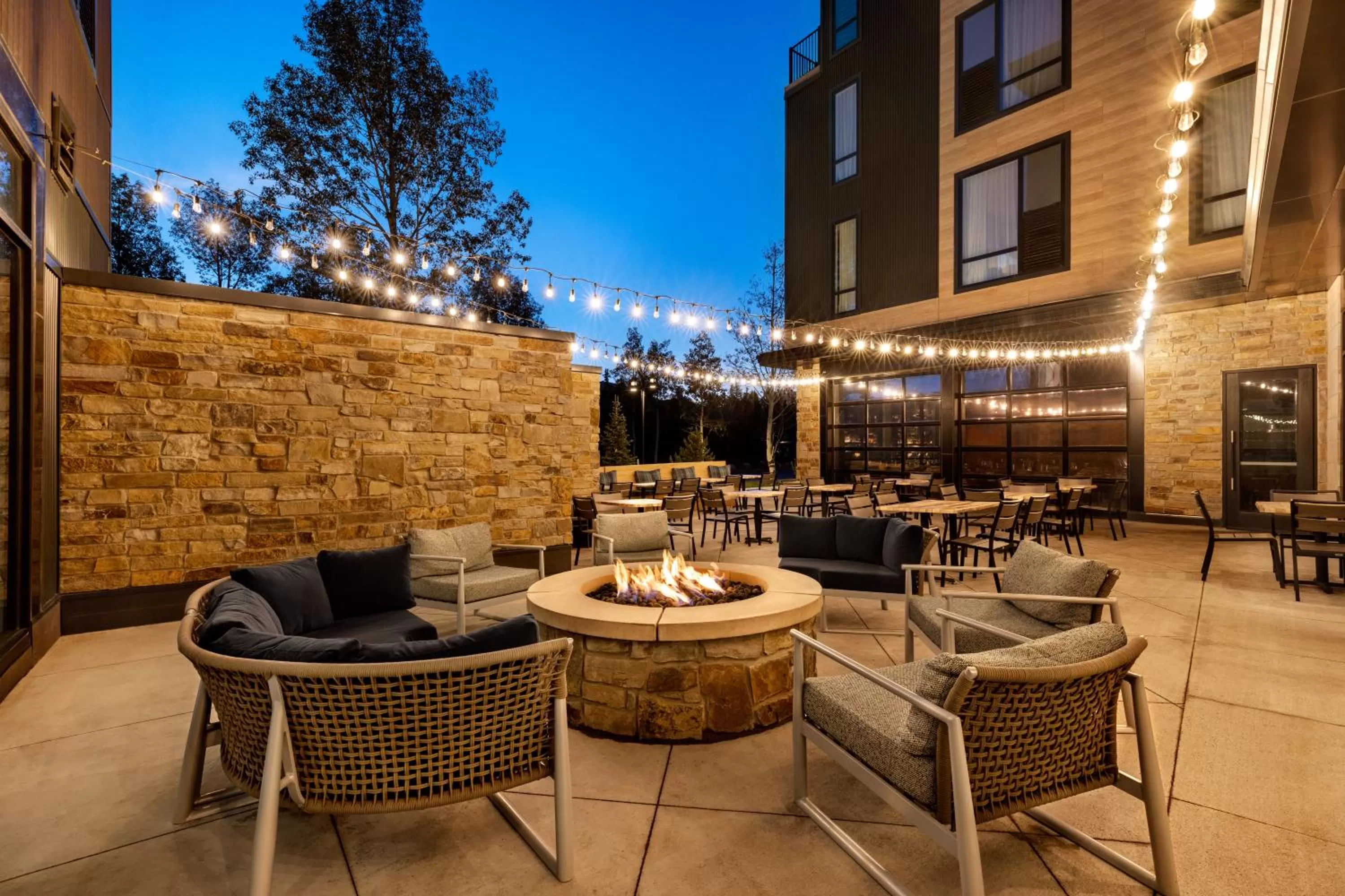Patio in Hotel Indigo - Silverthorne by IHG